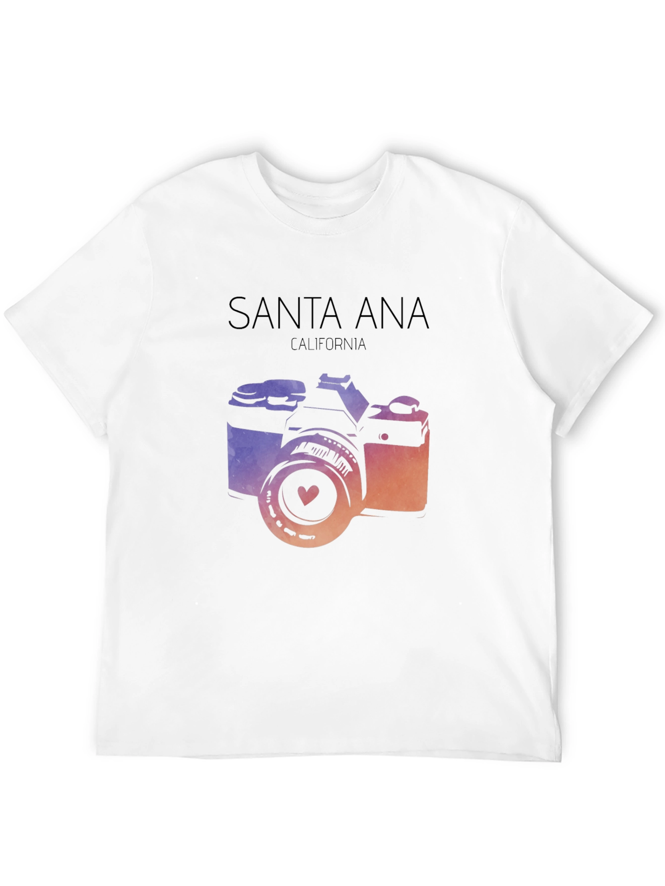 Santa Ana California Camera T-Shirt