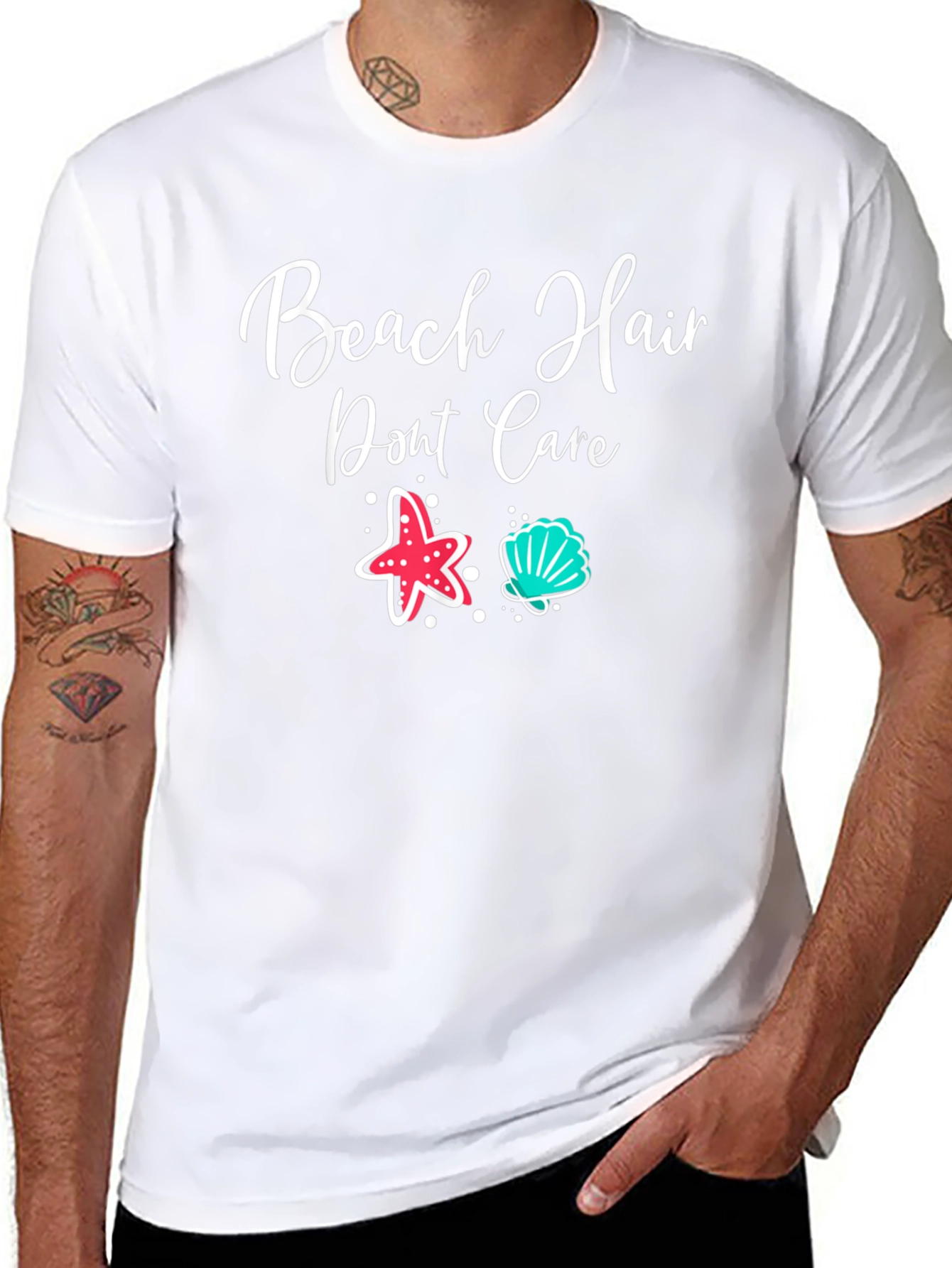 Beach Hair Dont Care Graphic Tee