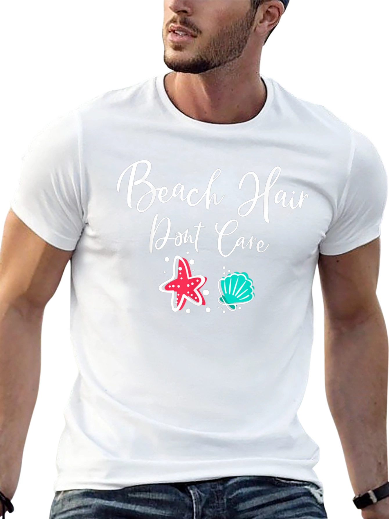 Beach Hair Dont Care Graphic Tee