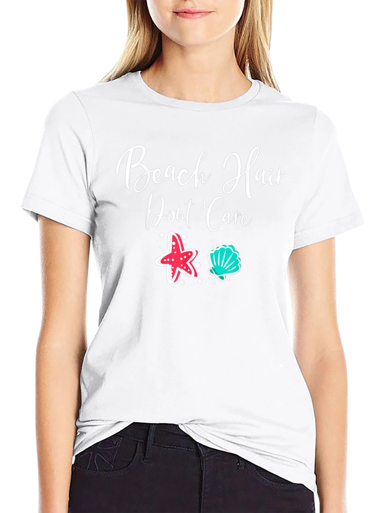 Beach Hair Dont Care Graphic Tee