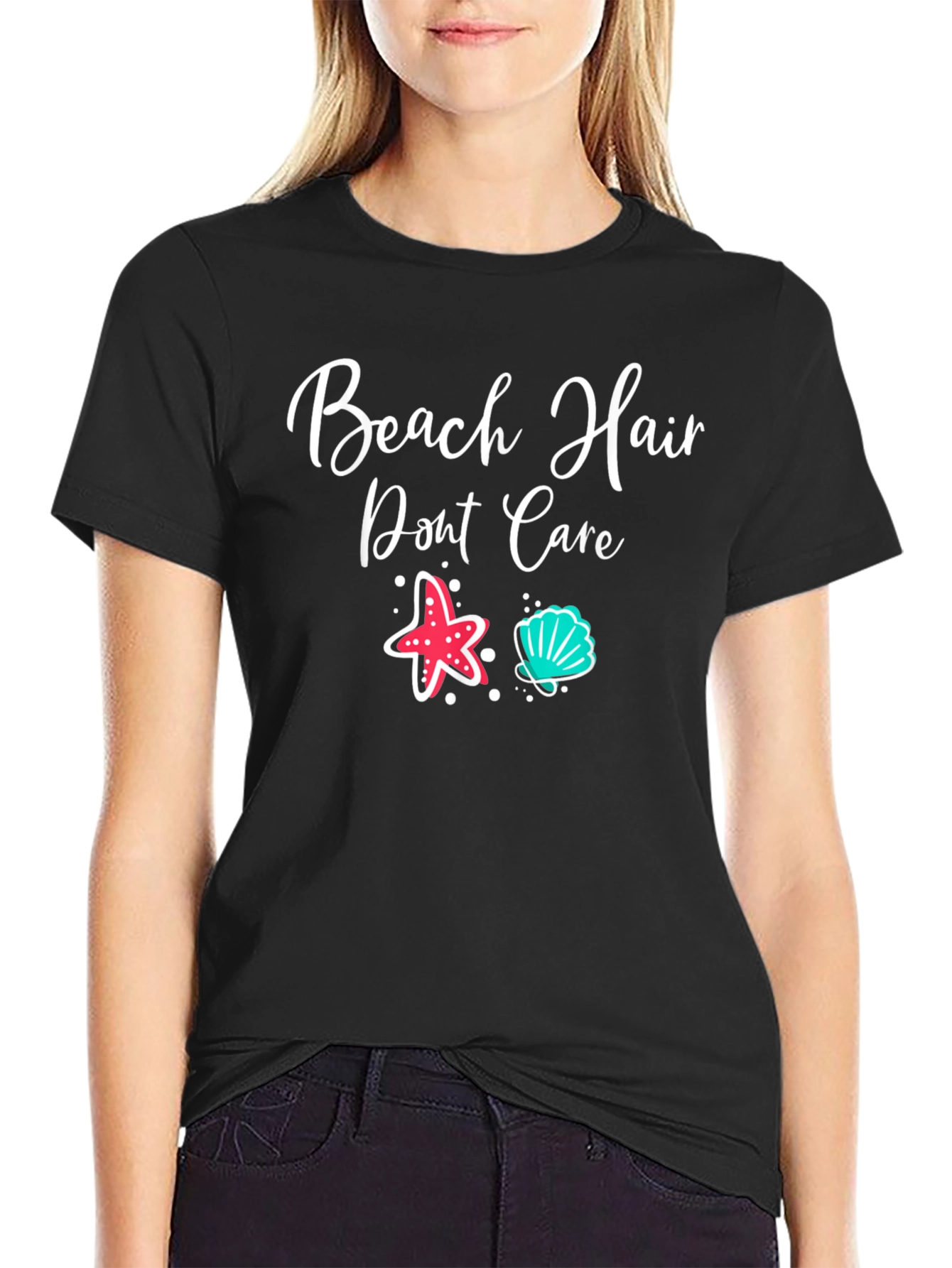 Beach Hair Dont Care Graphic Tee