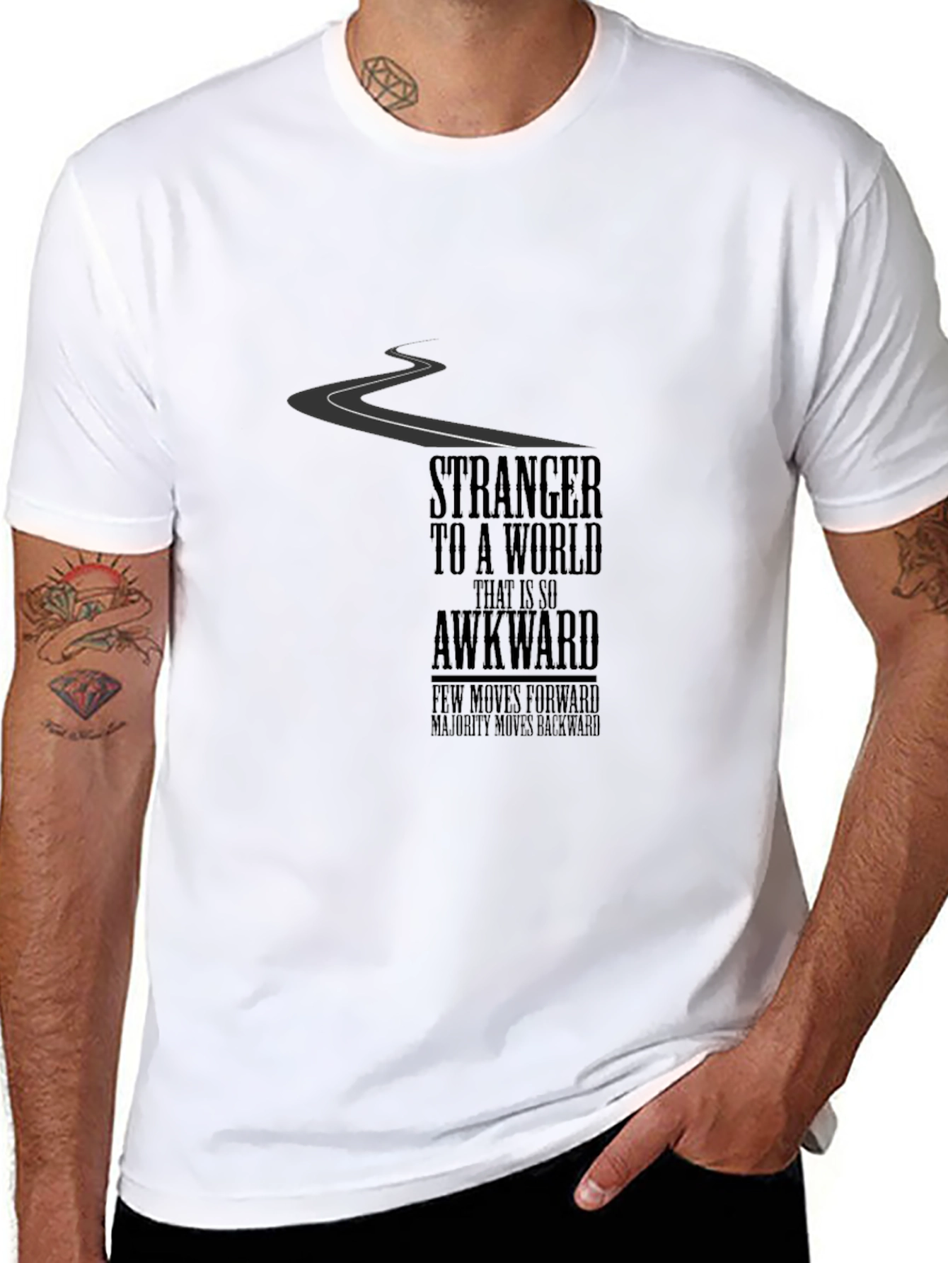 Stranger To A World Graphic T-Shirt