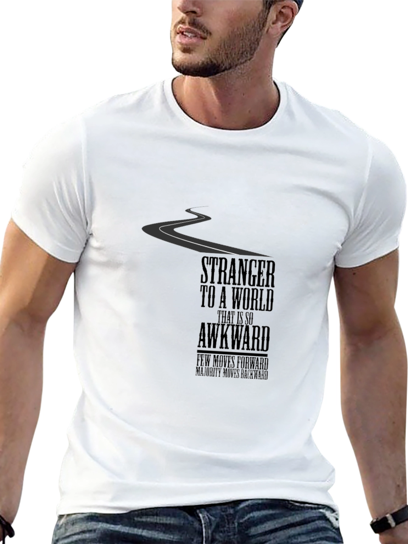 Stranger To A World Graphic T-Shirt