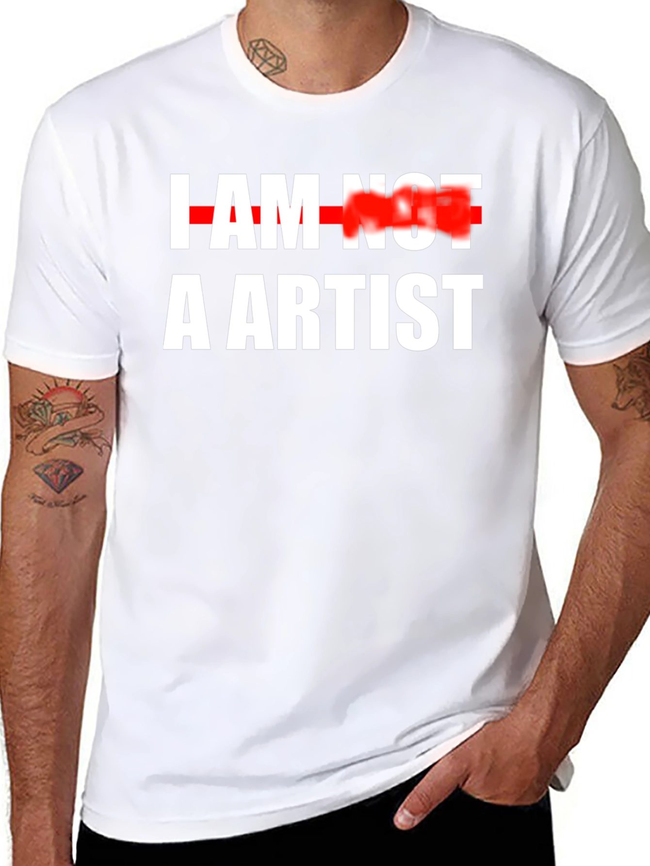I Am Not An Artist Graphic Tee