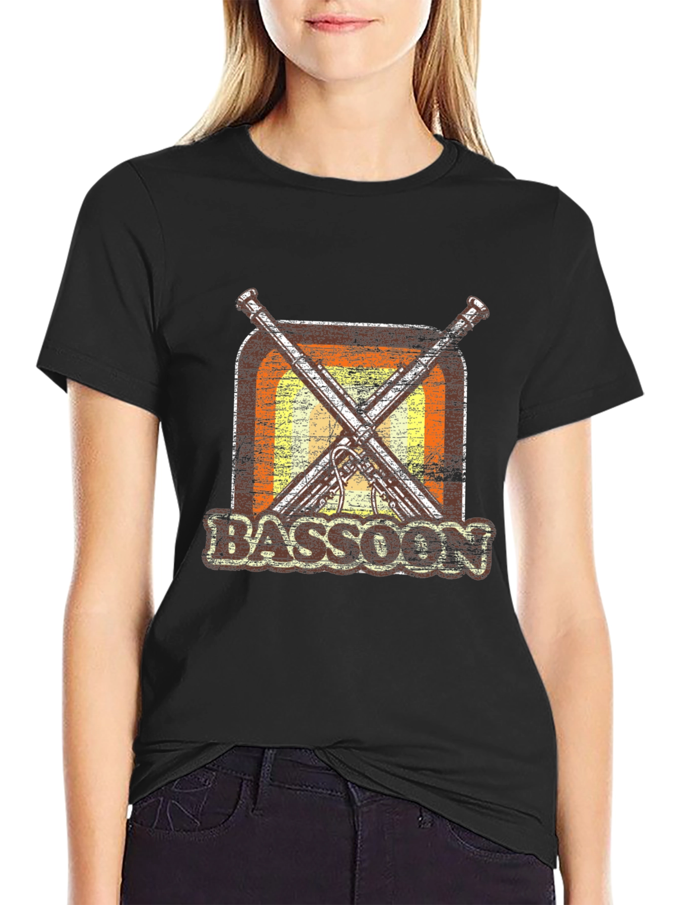 Retro Bassoon T-Shirt - Music Lover Gift
