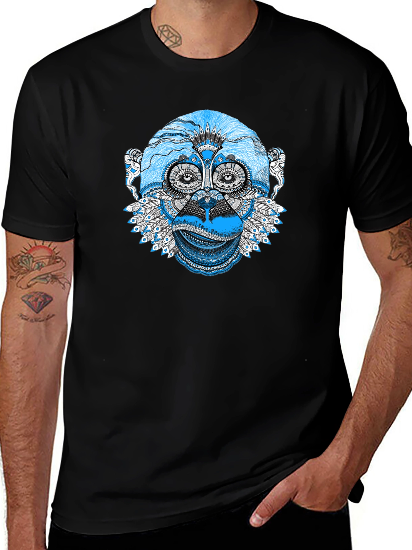 Monkey Graphic Tee - Quirky Cool Style