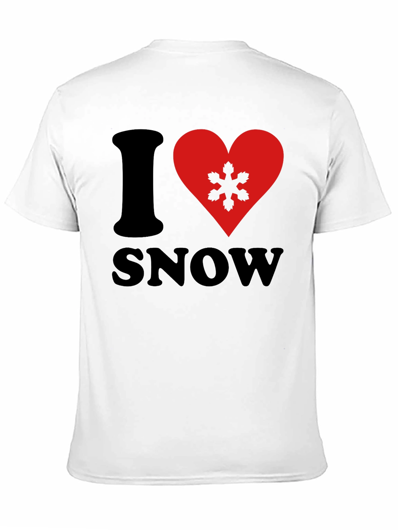 I Heart Snow Graphic T-Shirt - Soft Cotton Tee