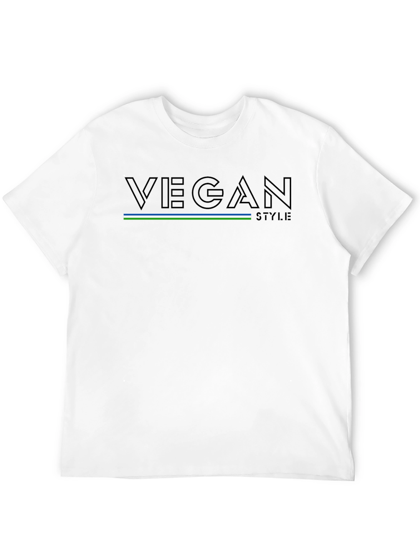 Vegan Style Graphic Tee - Modern Design