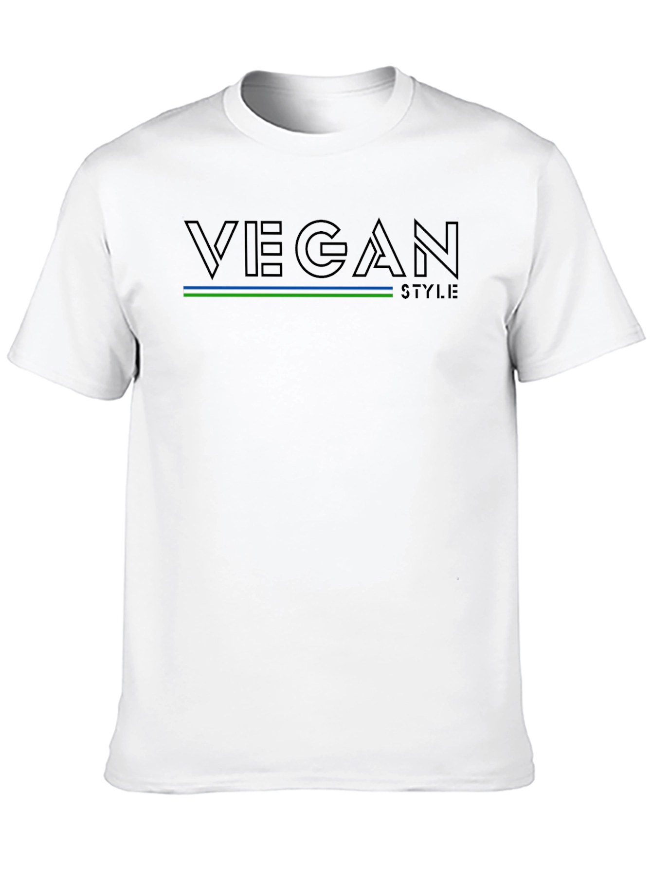 Vegan Style Graphic Tee - Modern Design