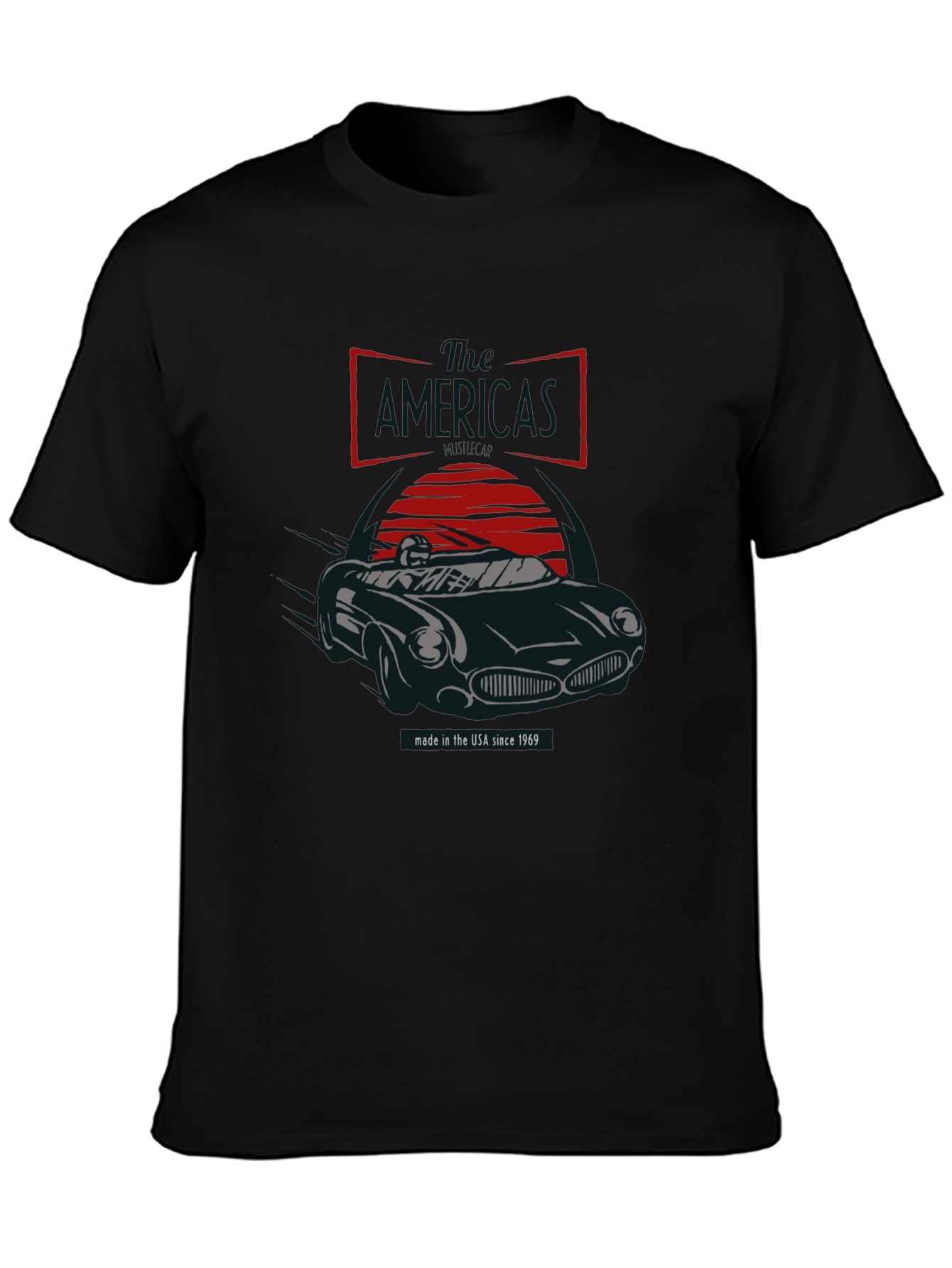 Classic Car Graphic Tee - Made in USA 1969