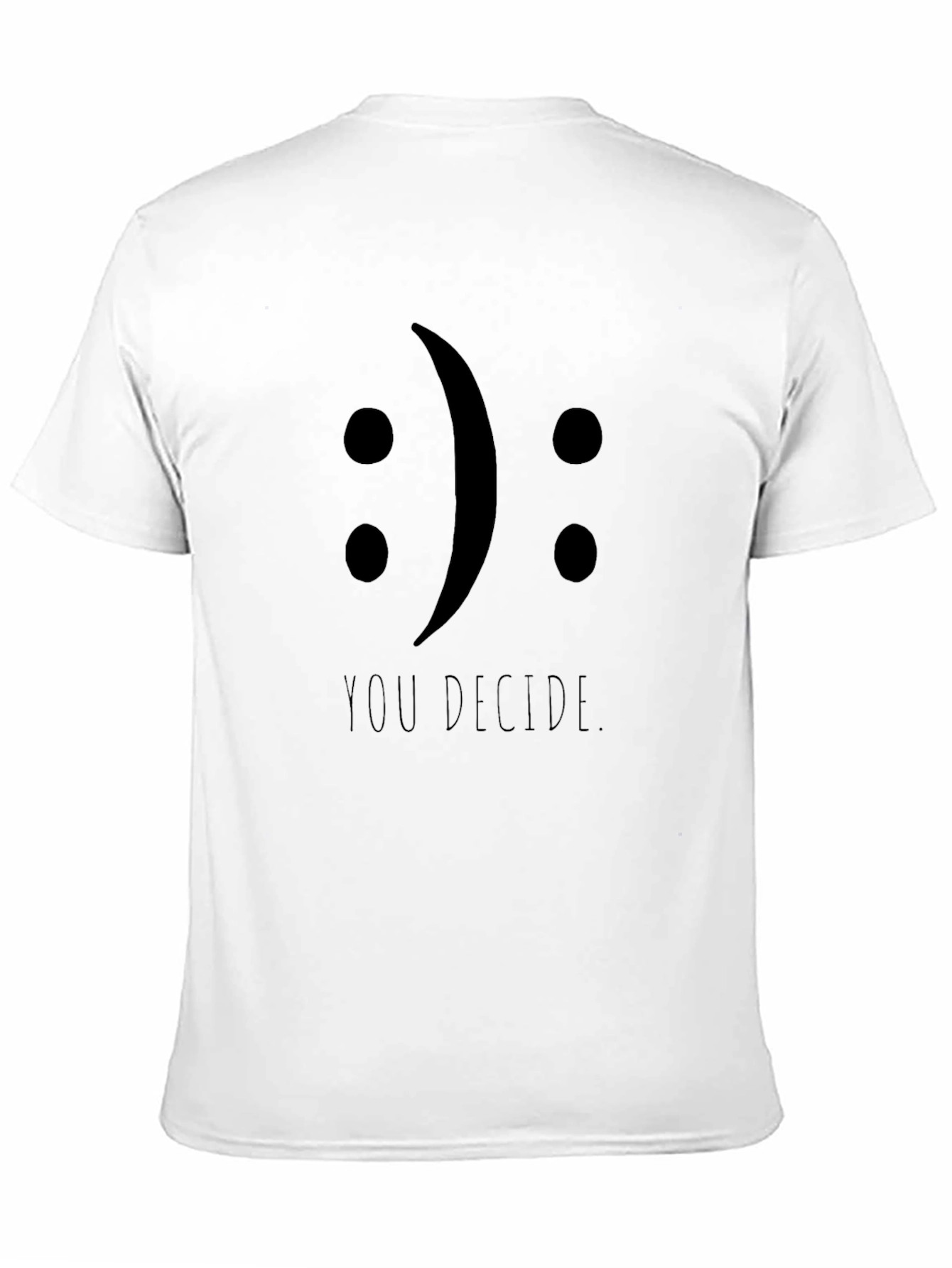 You Decide Tee - Black Graphic T-Shirt