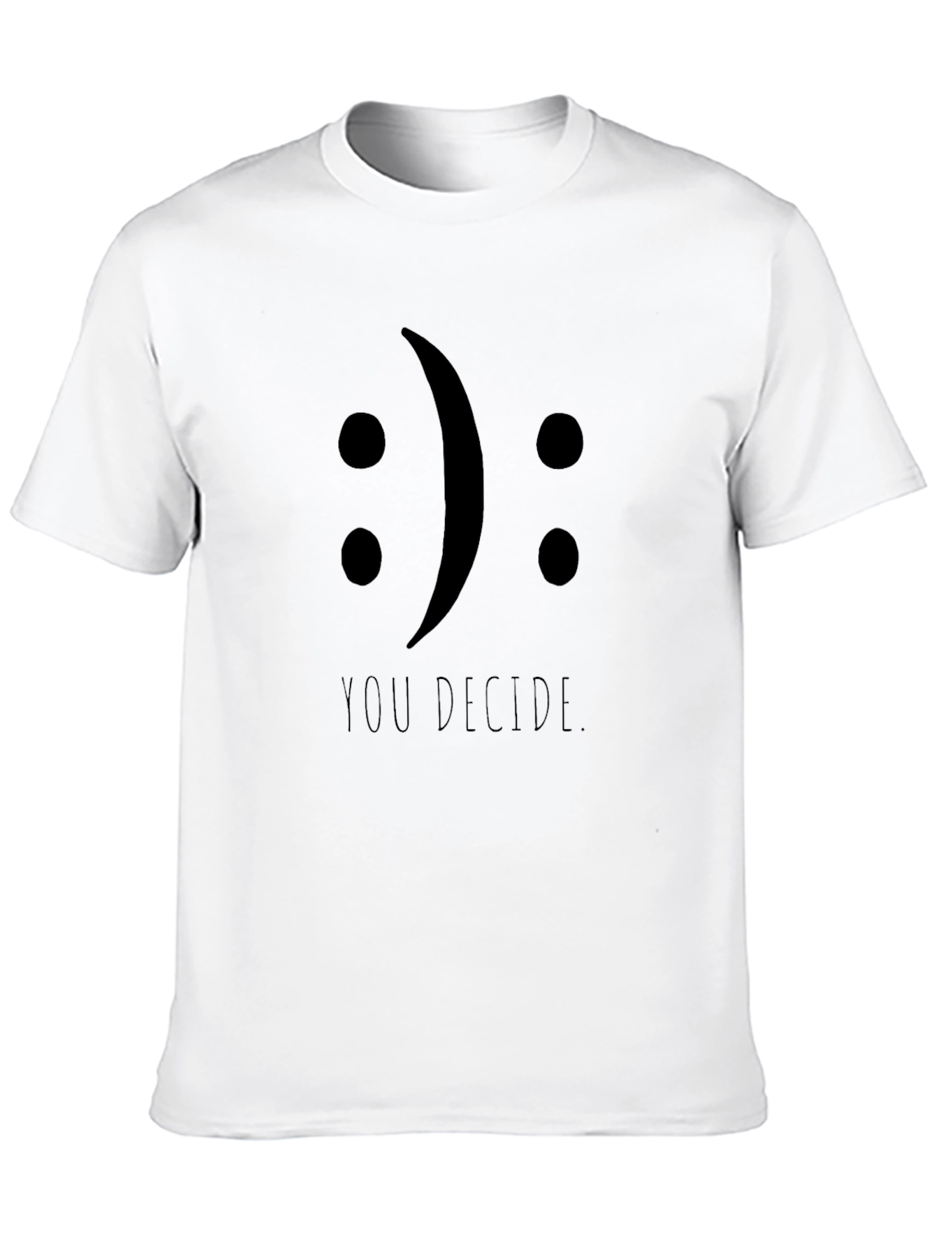 You Decide Tee - Black Graphic T-Shirt