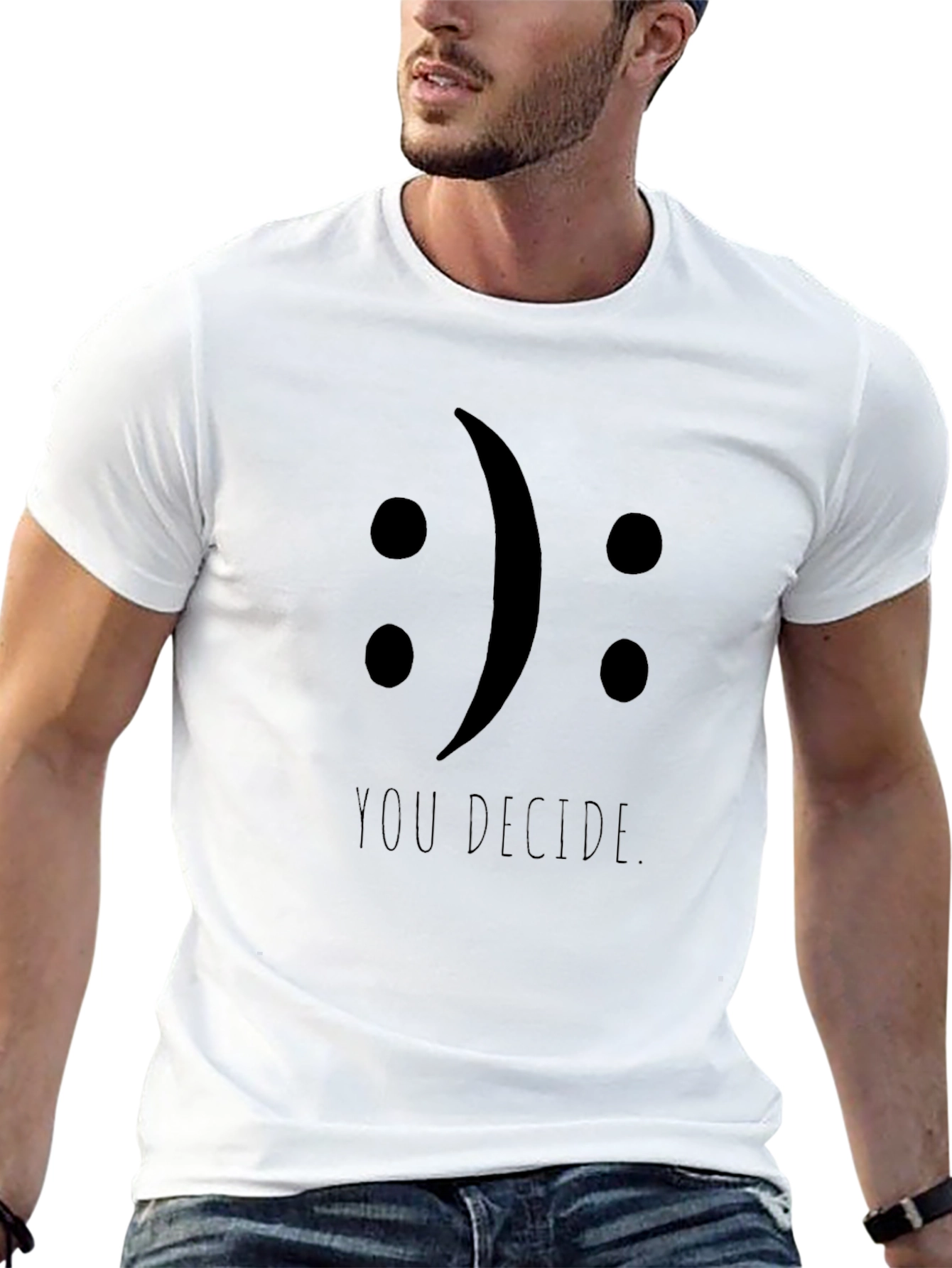 You Decide Tee - Black Graphic T-Shirt