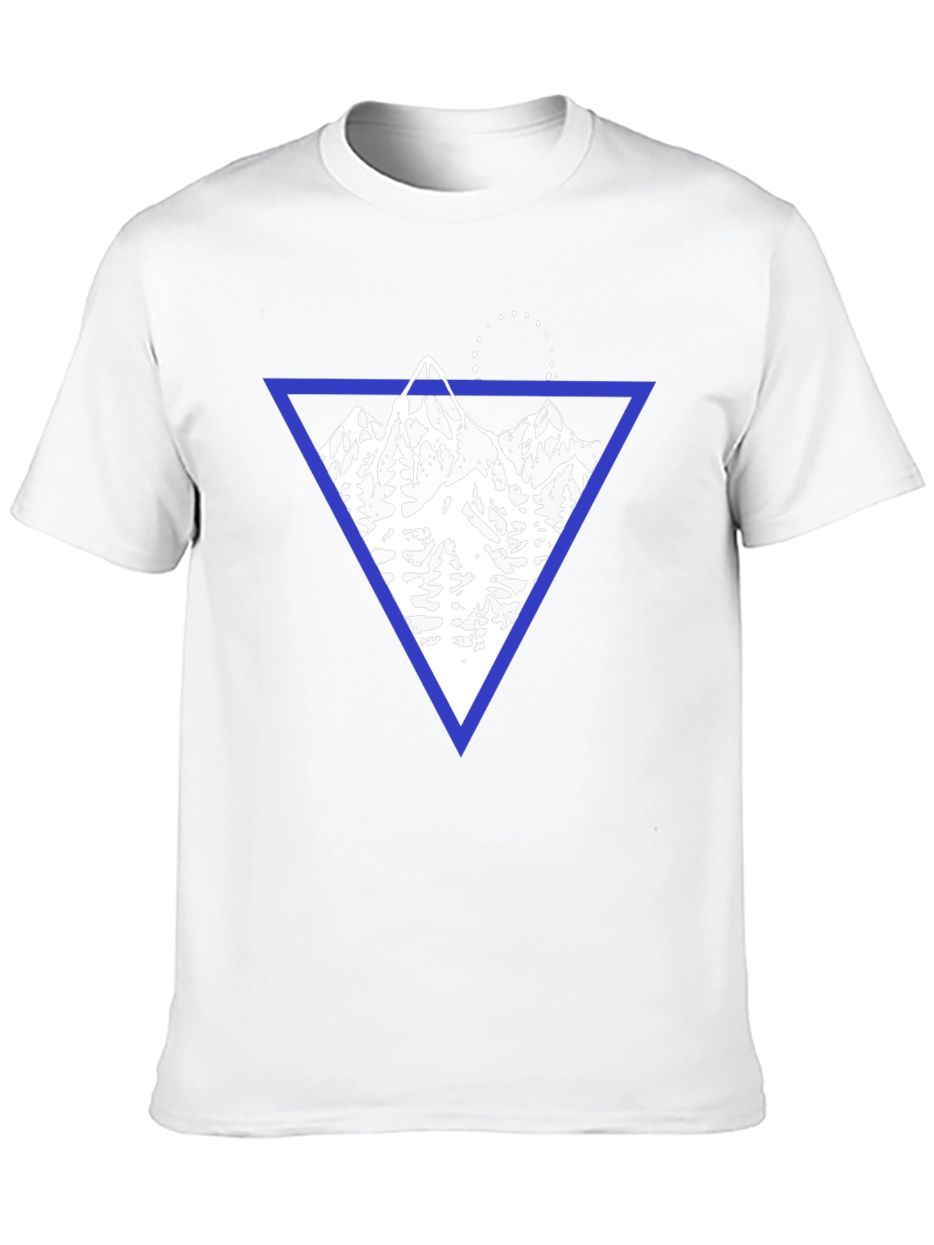 Geometric Mountain Graphic T-Shirt