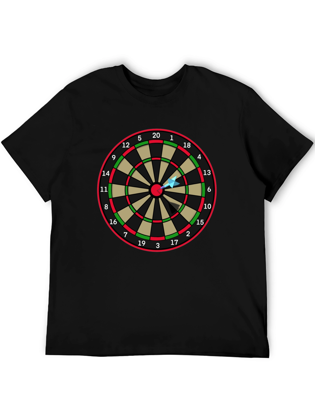 Dartboard Target Graphic T-Shirt