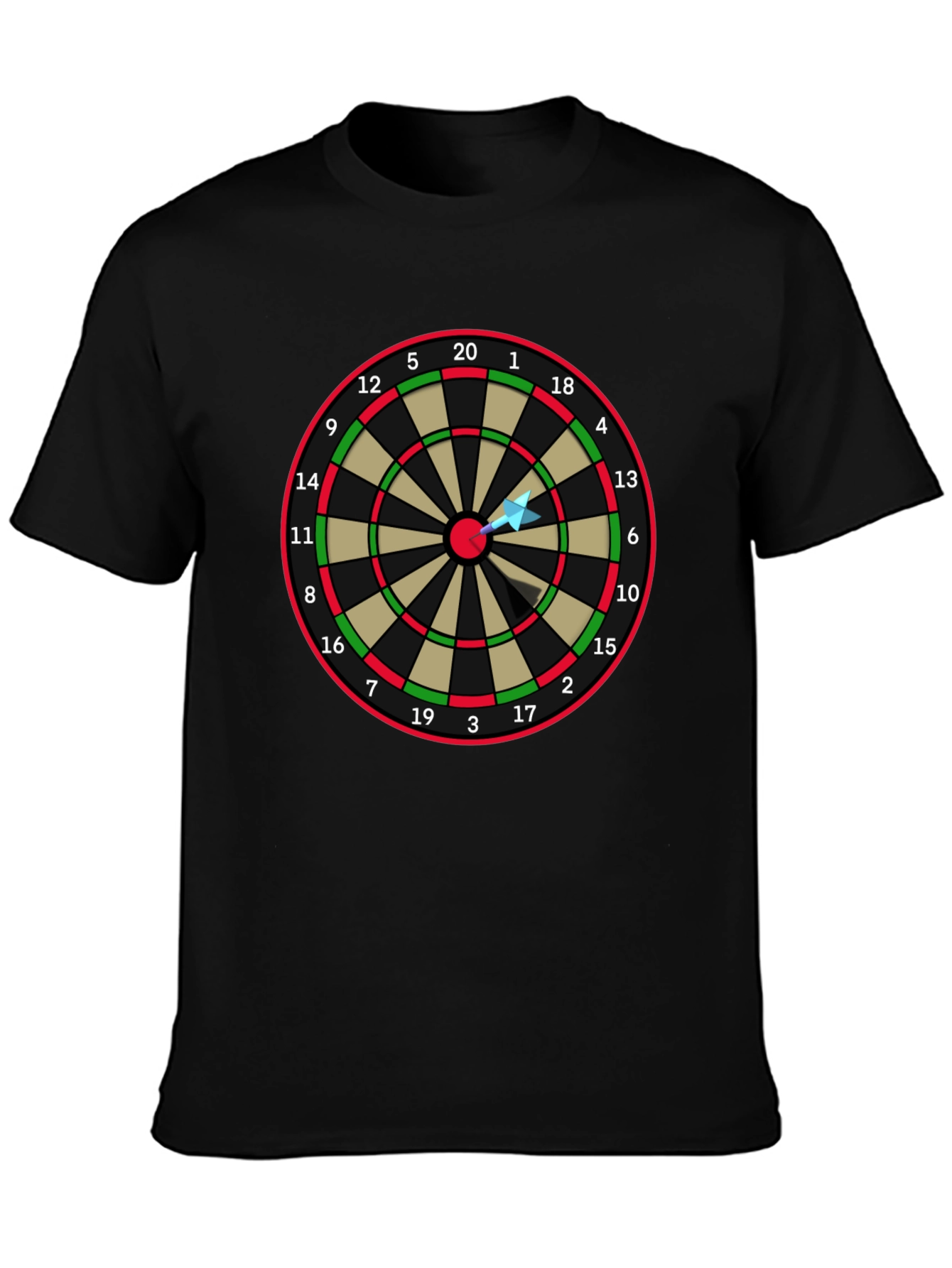 Dartboard Target Graphic T-Shirt