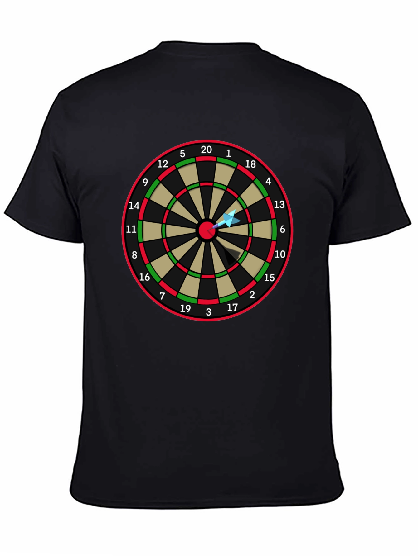 Dartboard Target Graphic T-Shirt
