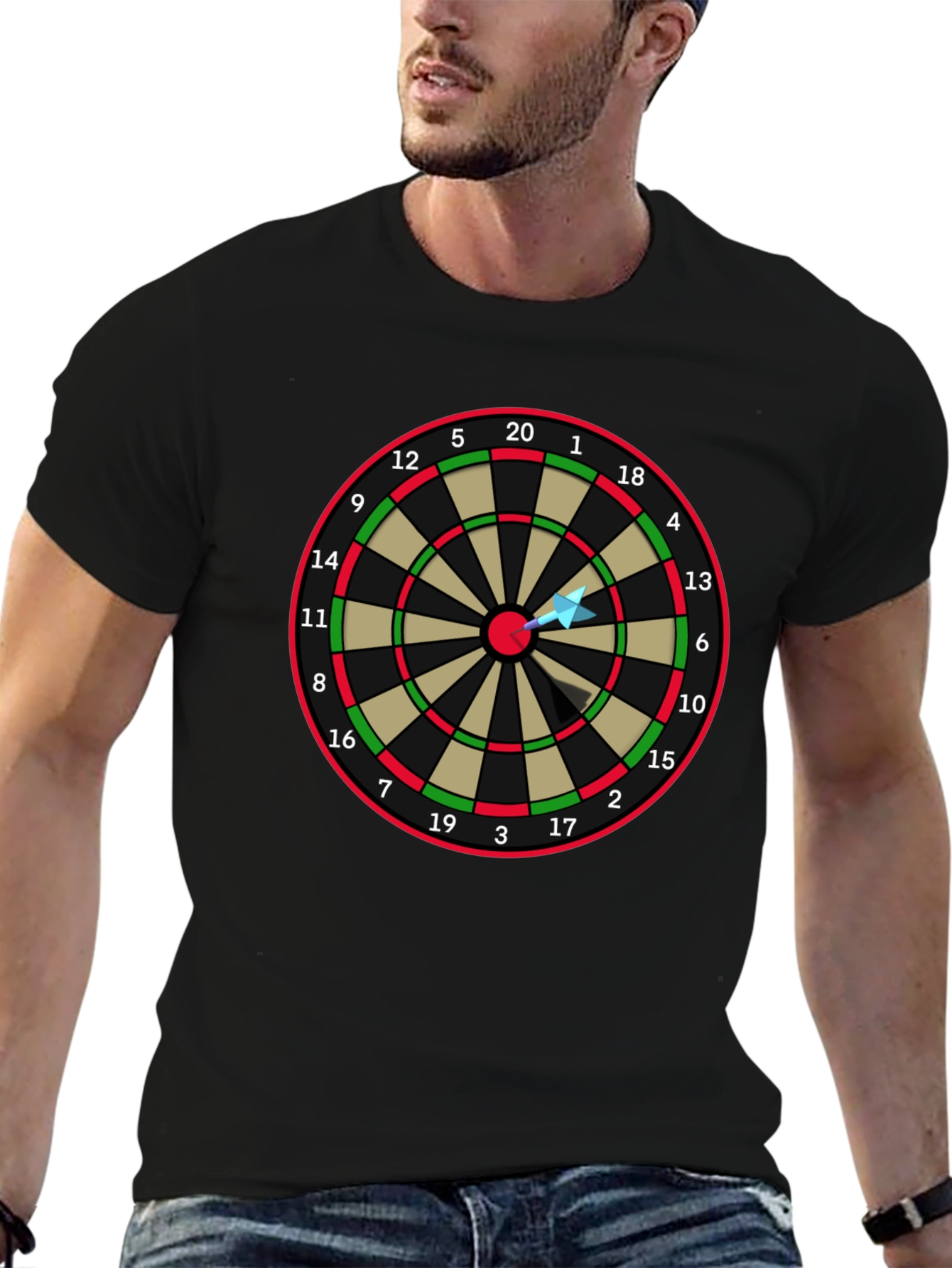Dartboard Target Graphic T-Shirt
