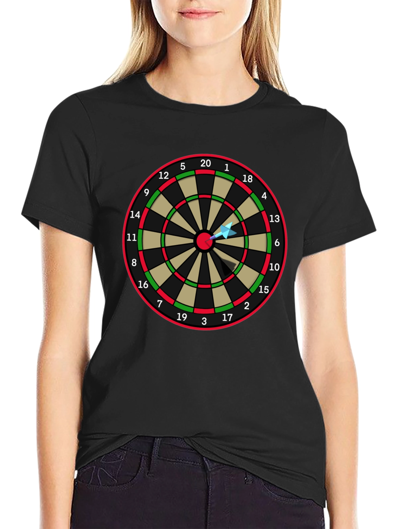 Dartboard Target Graphic T-Shirt