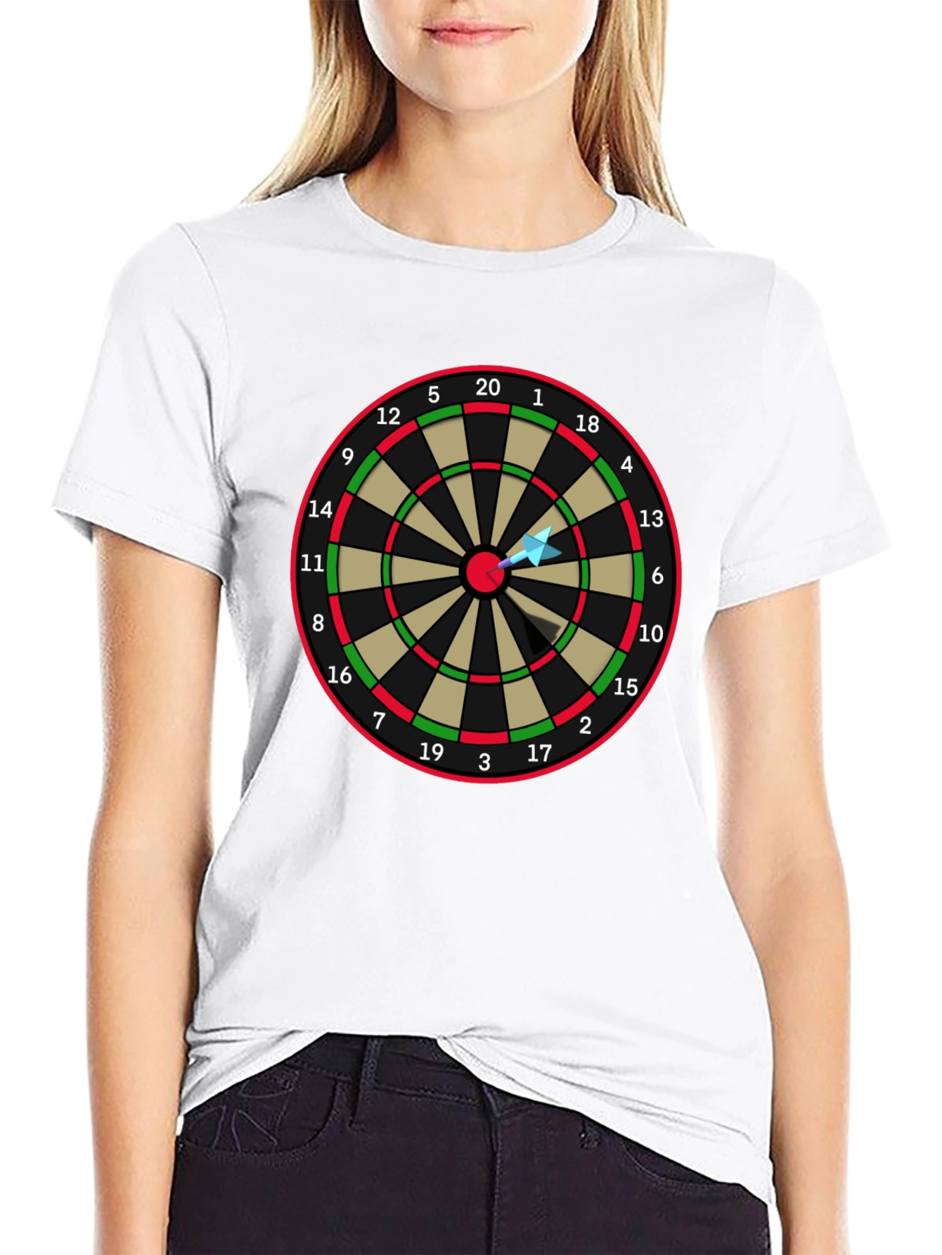 Dartboard Target Graphic T-Shirt