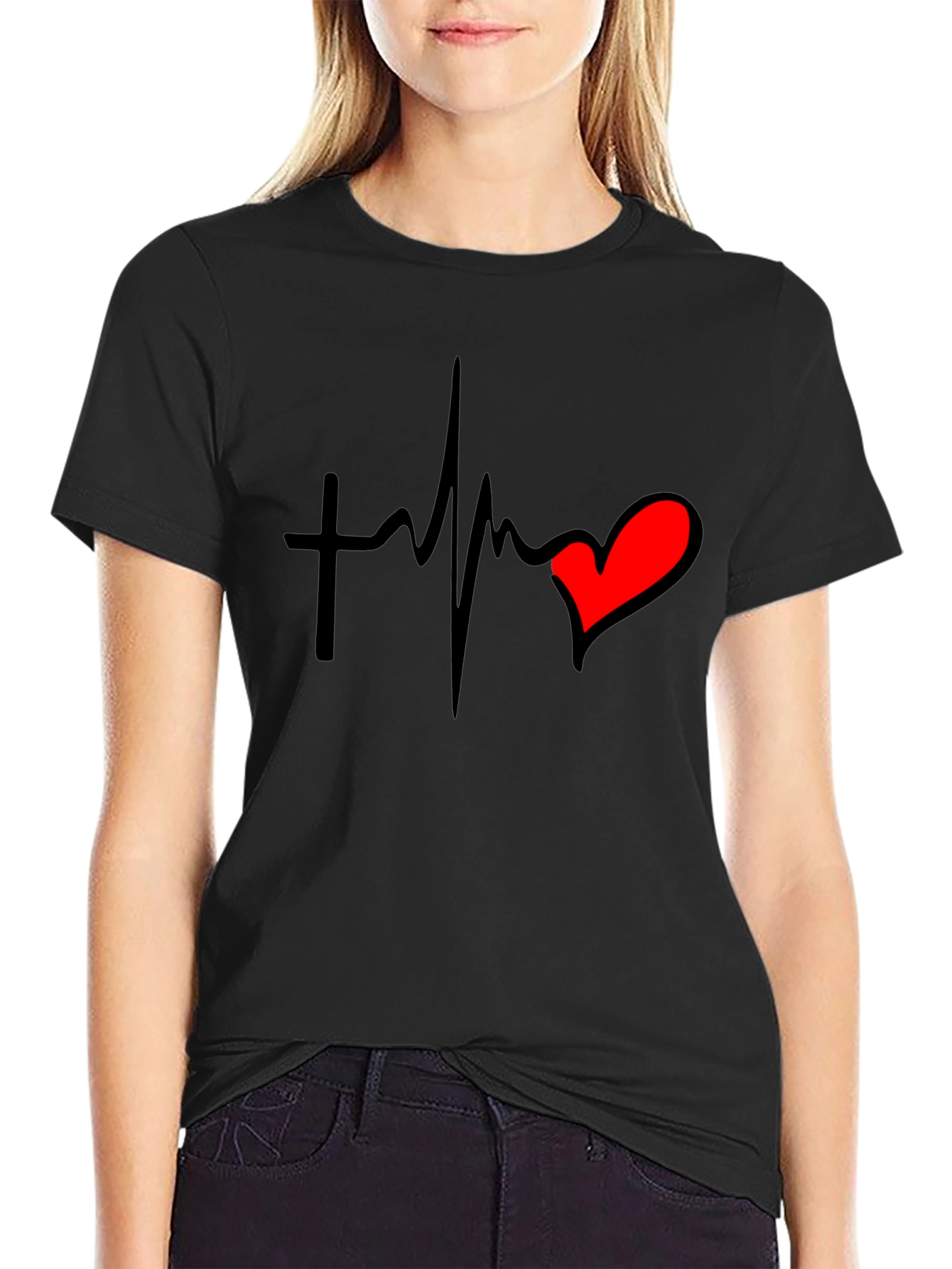 Faith Heartbeat Graphic T-Shirt