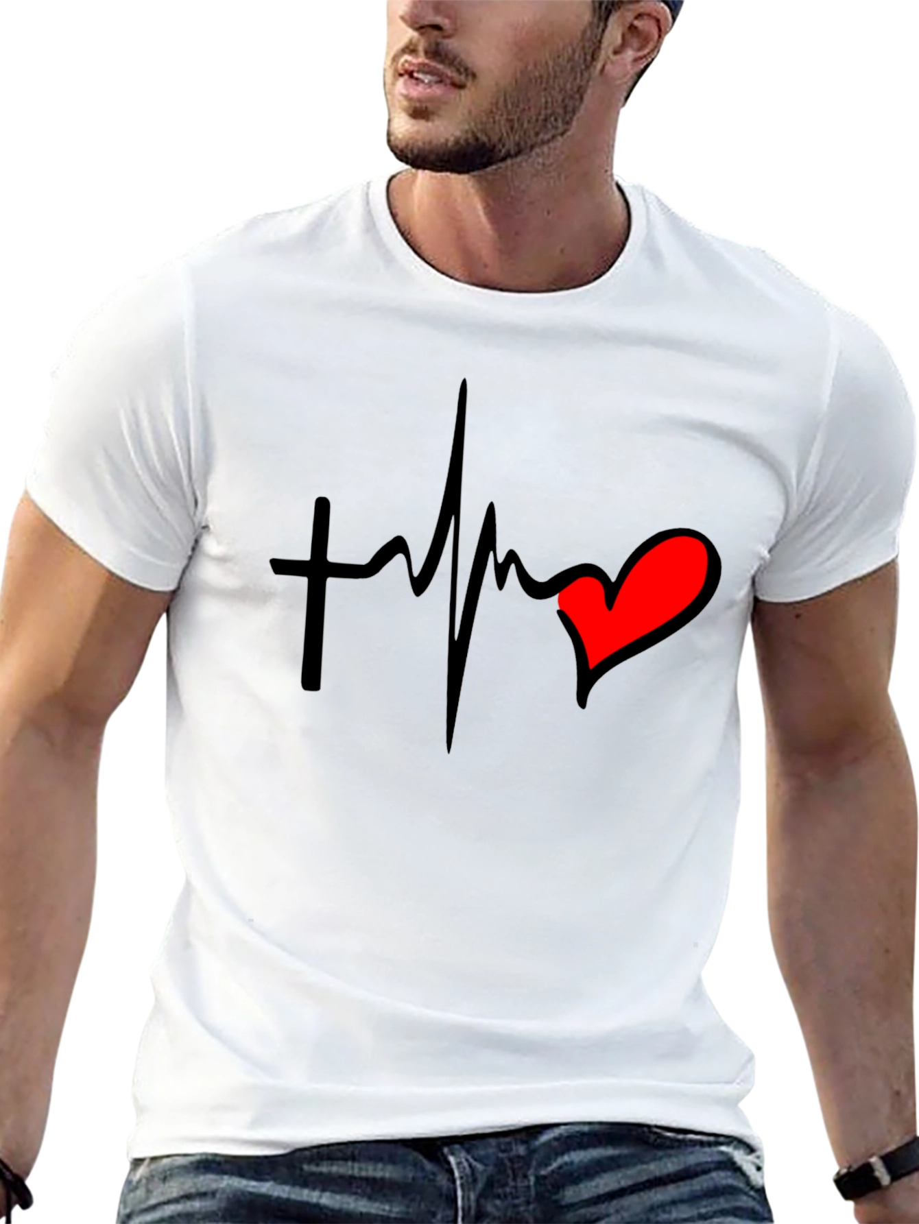 Faith Heartbeat Graphic T-Shirt