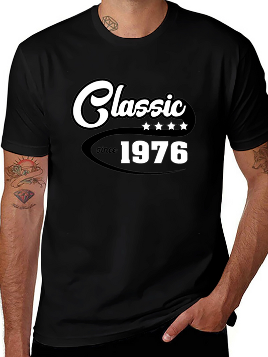 Classic Since 1976 Black Graphic Tee