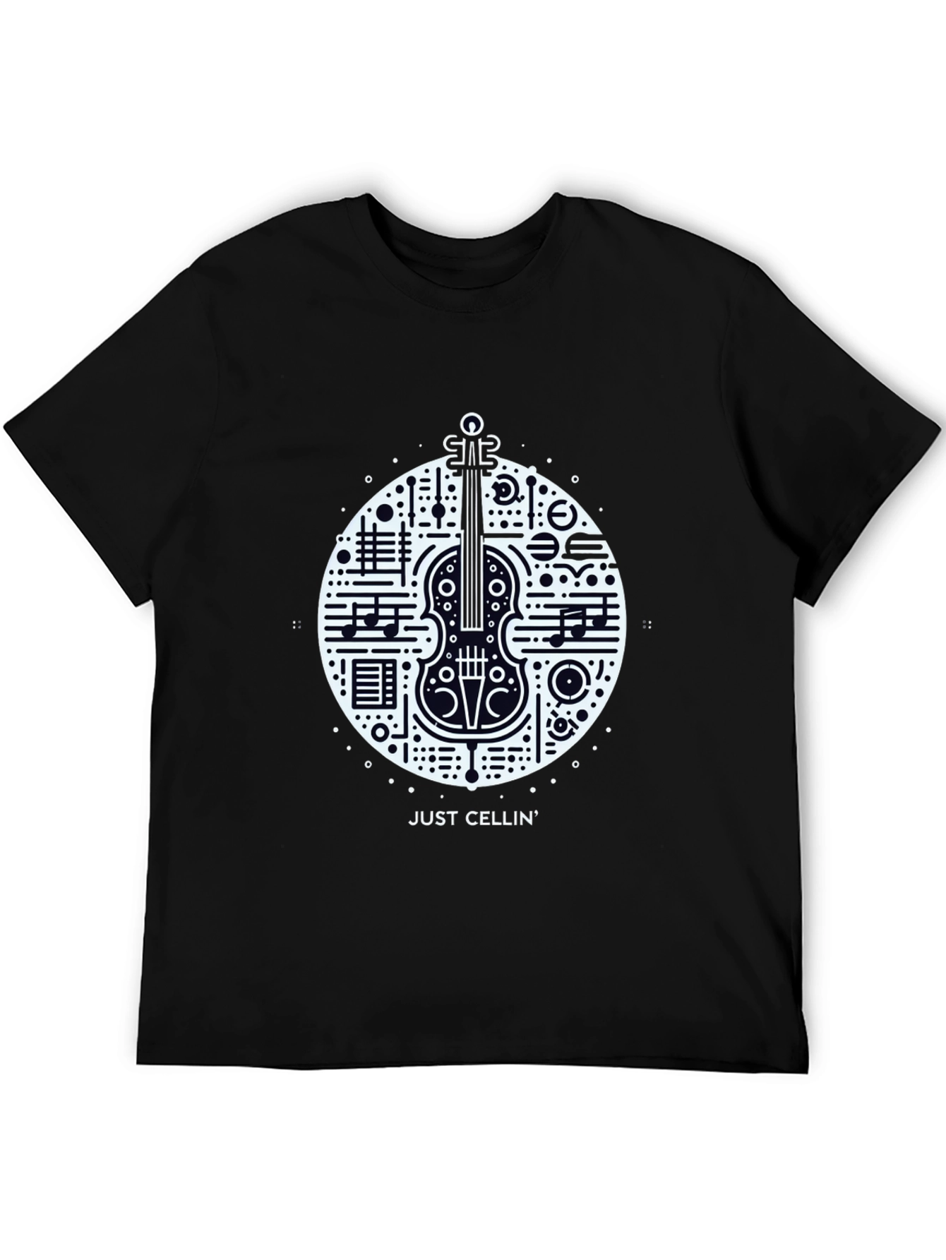 Musical Cello Graphic Tee - Just Cellin