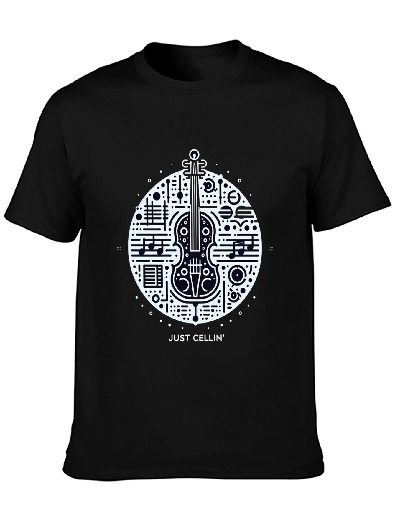 Musical Cello Graphic Tee - Just Cellin