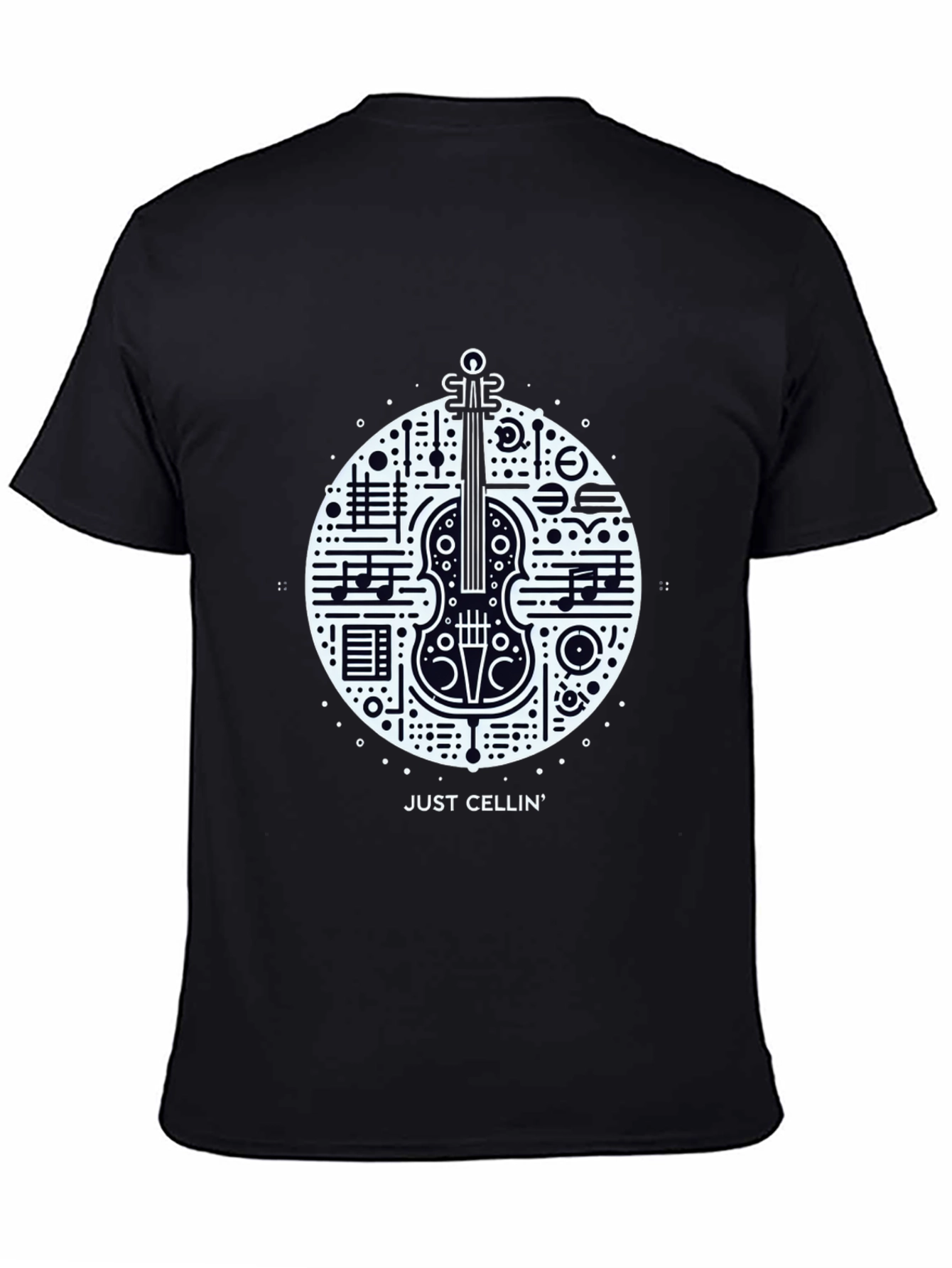 Musical Cello Graphic Tee - Just Cellin