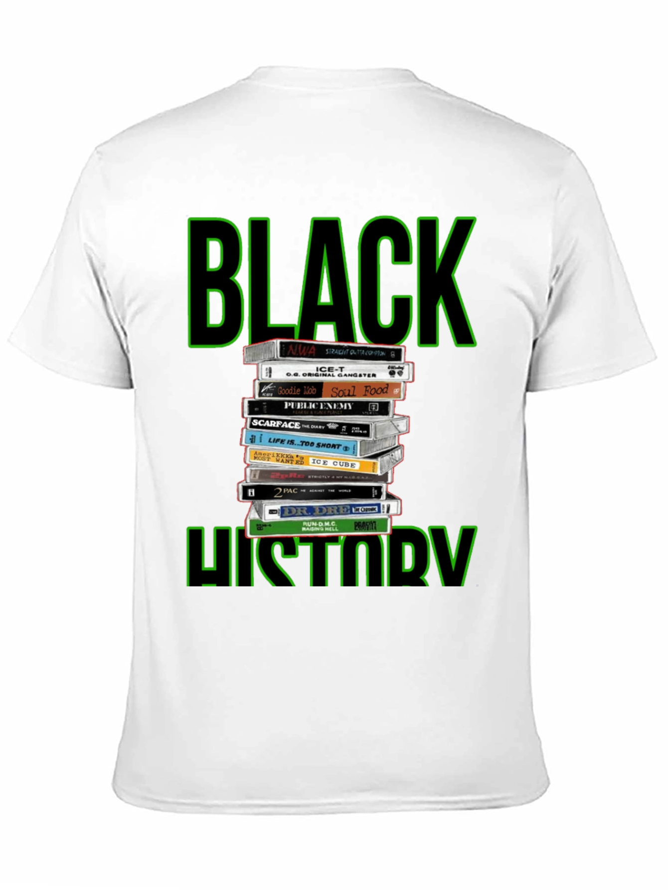 Black History Cassette Tape T-Shirt