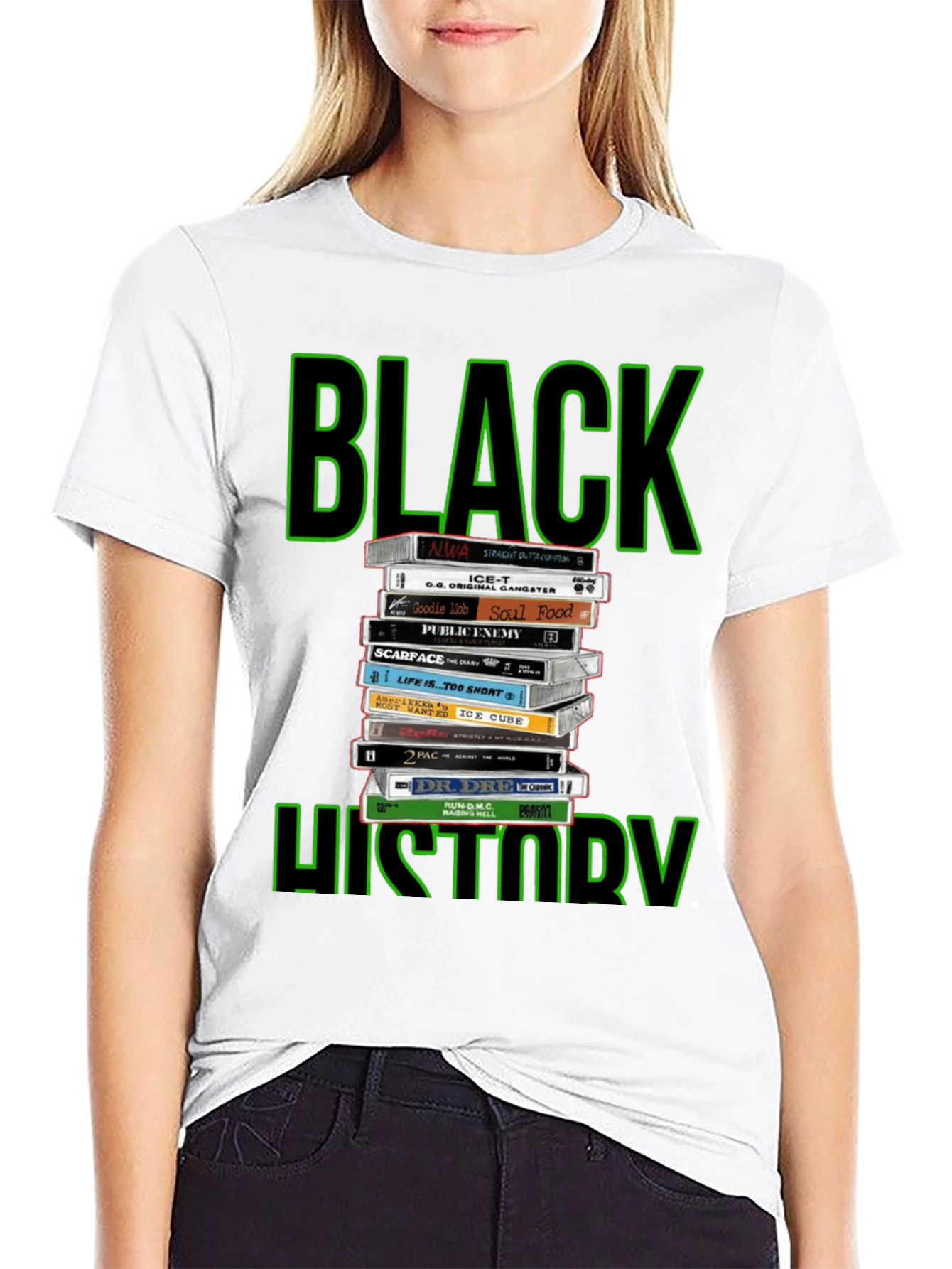 Black History Cassette Tape T-Shirt