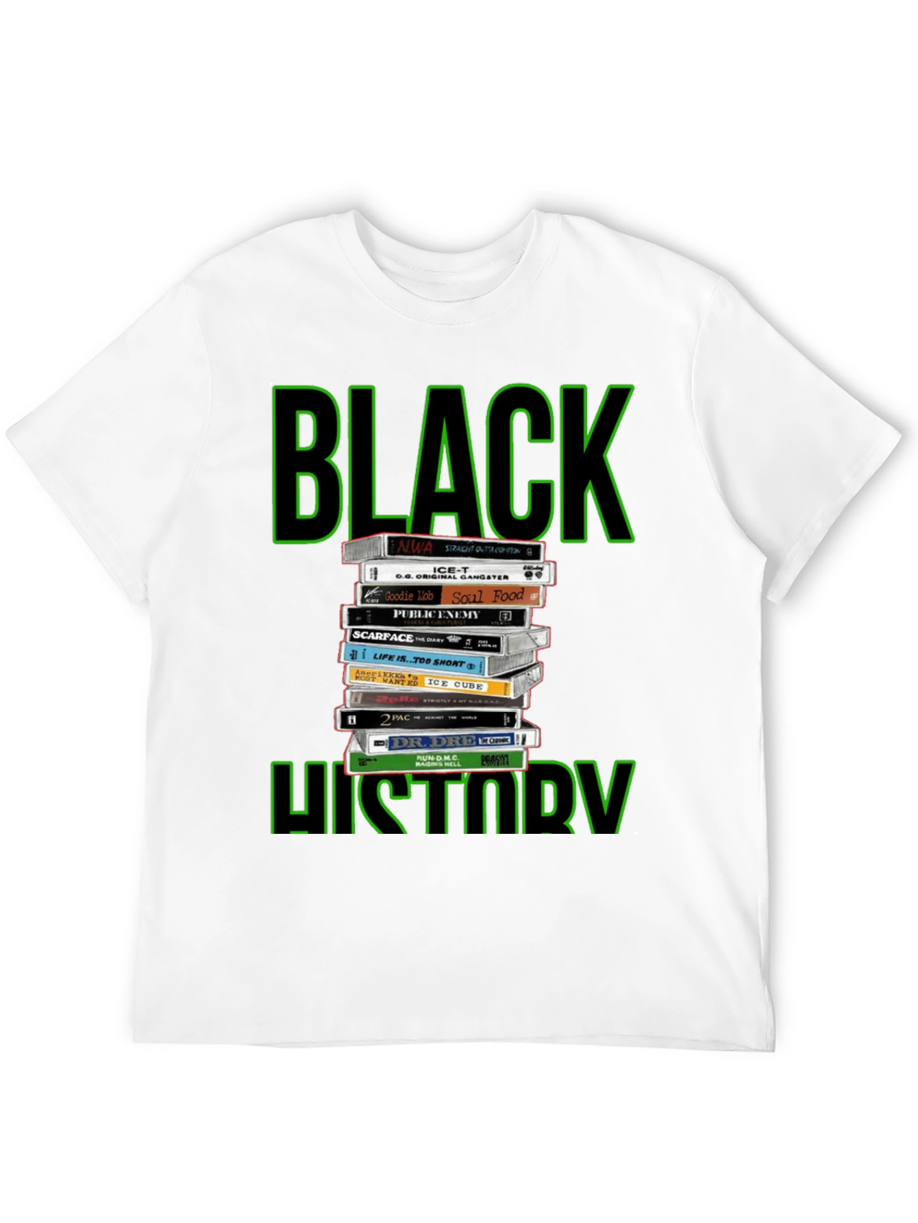 Black History Cassette Tape T-Shirt
