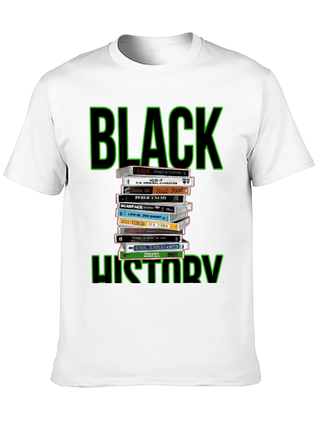 Black History Cassette Tape T-Shirt