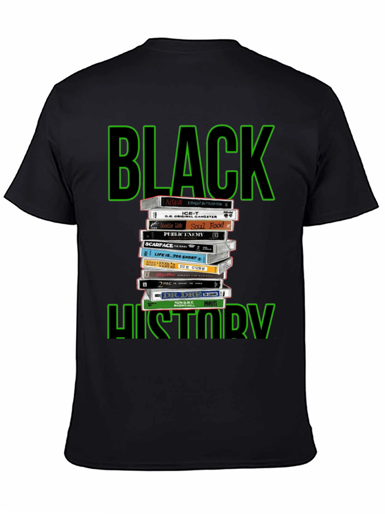 Black History Cassette Tape T-Shirt