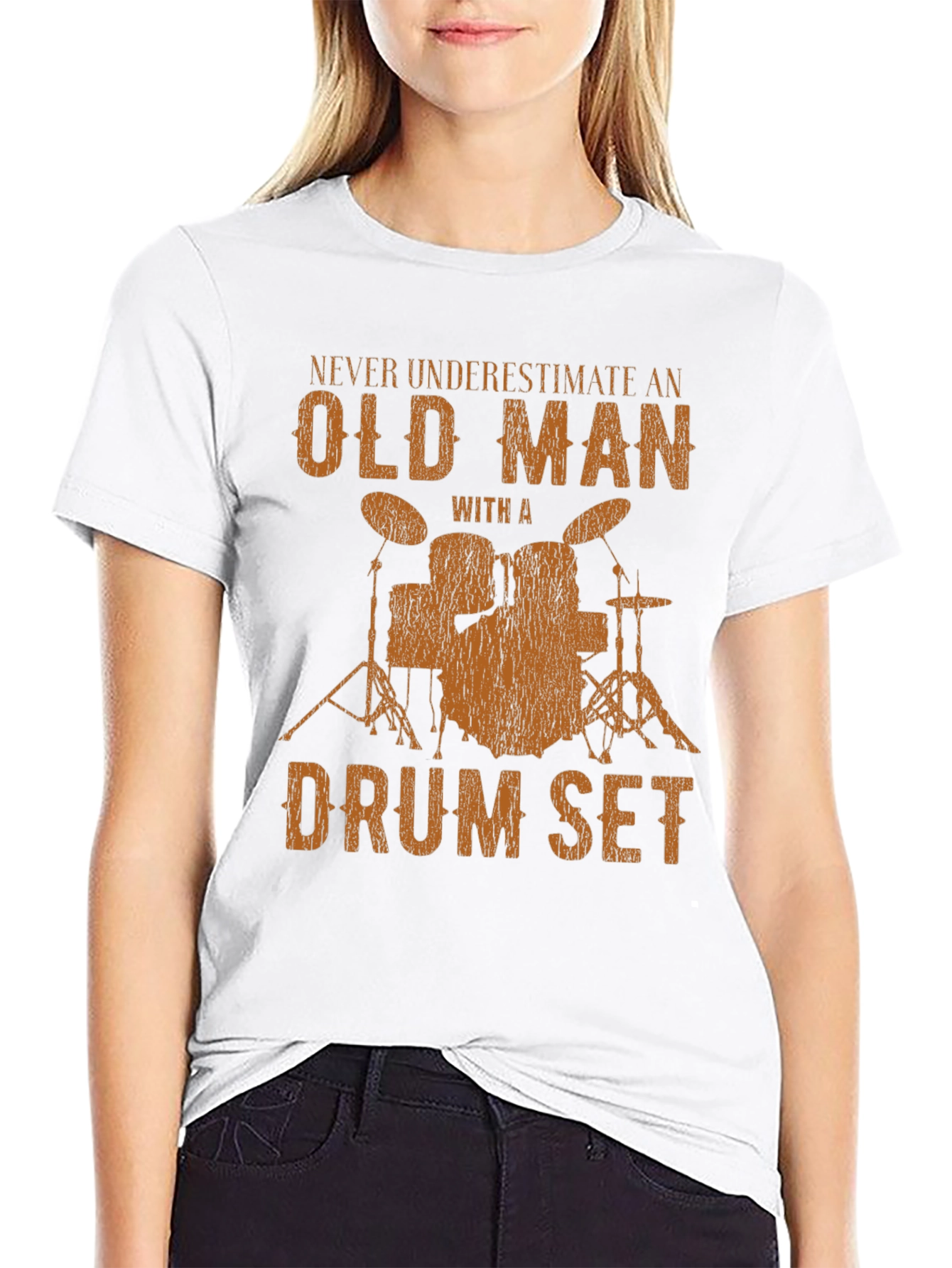 Drummer Old Man T-Shirt