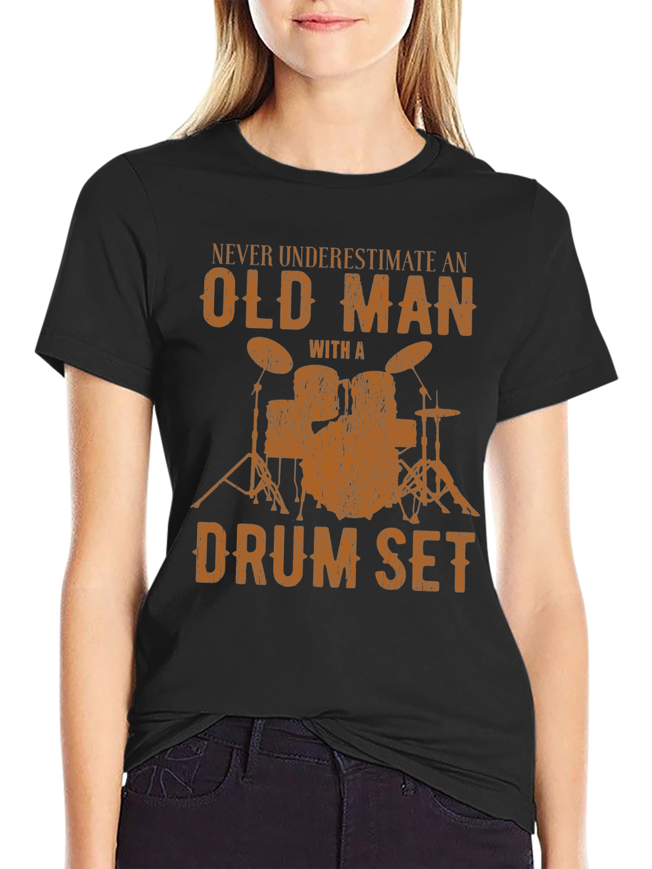 Drummer Old Man T-Shirt