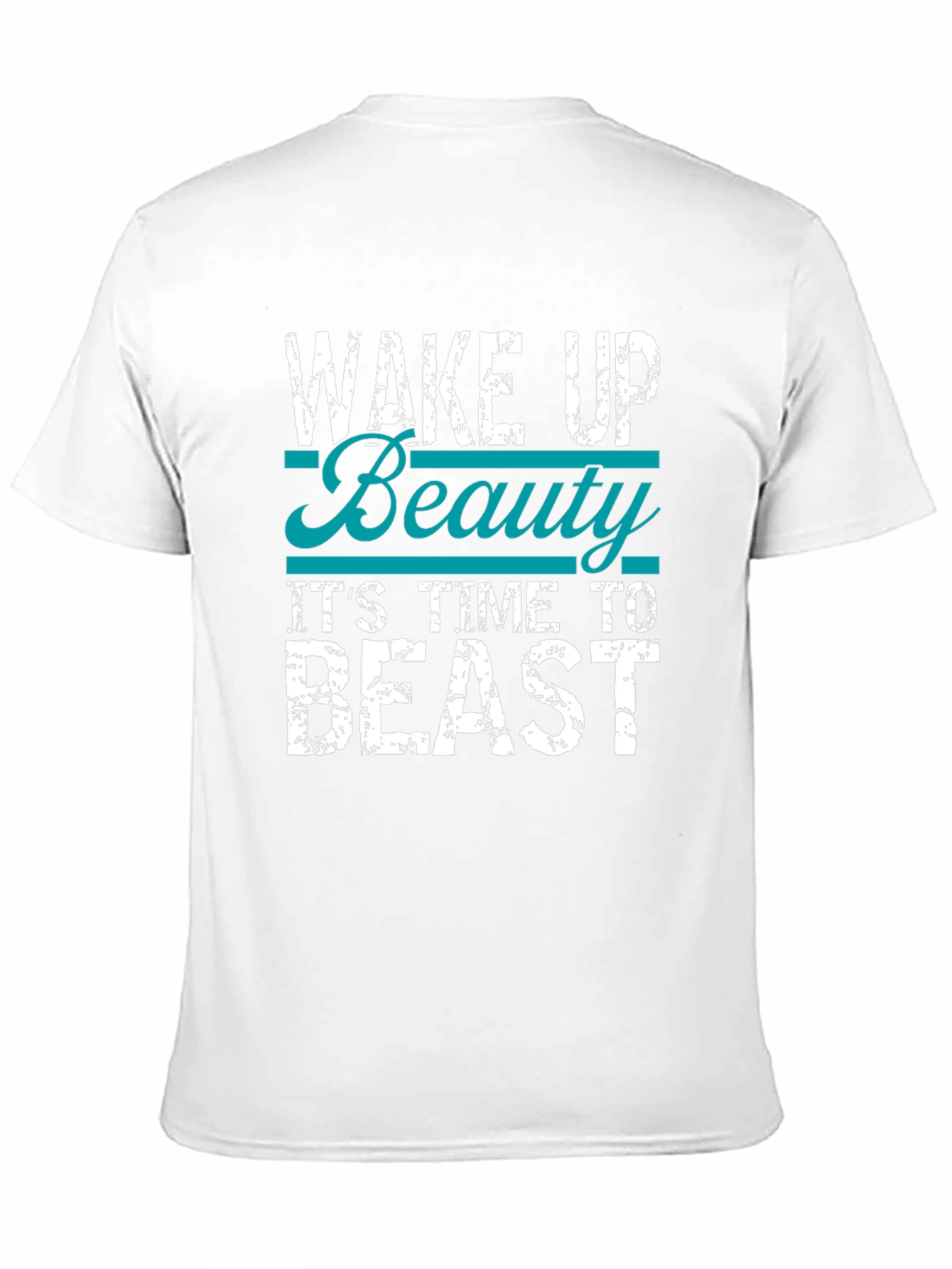 Wake Up Beauty Beast Black T-Shirt