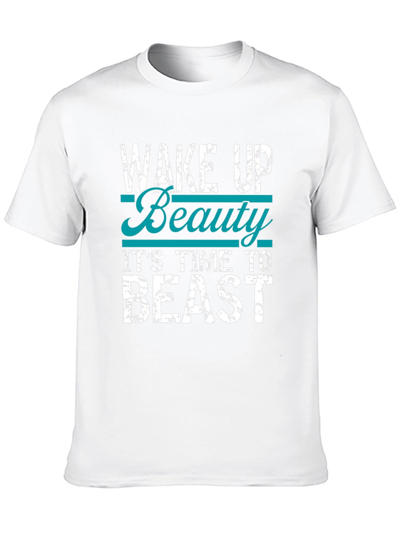 Wake Up Beauty Beast Black T-Shirt