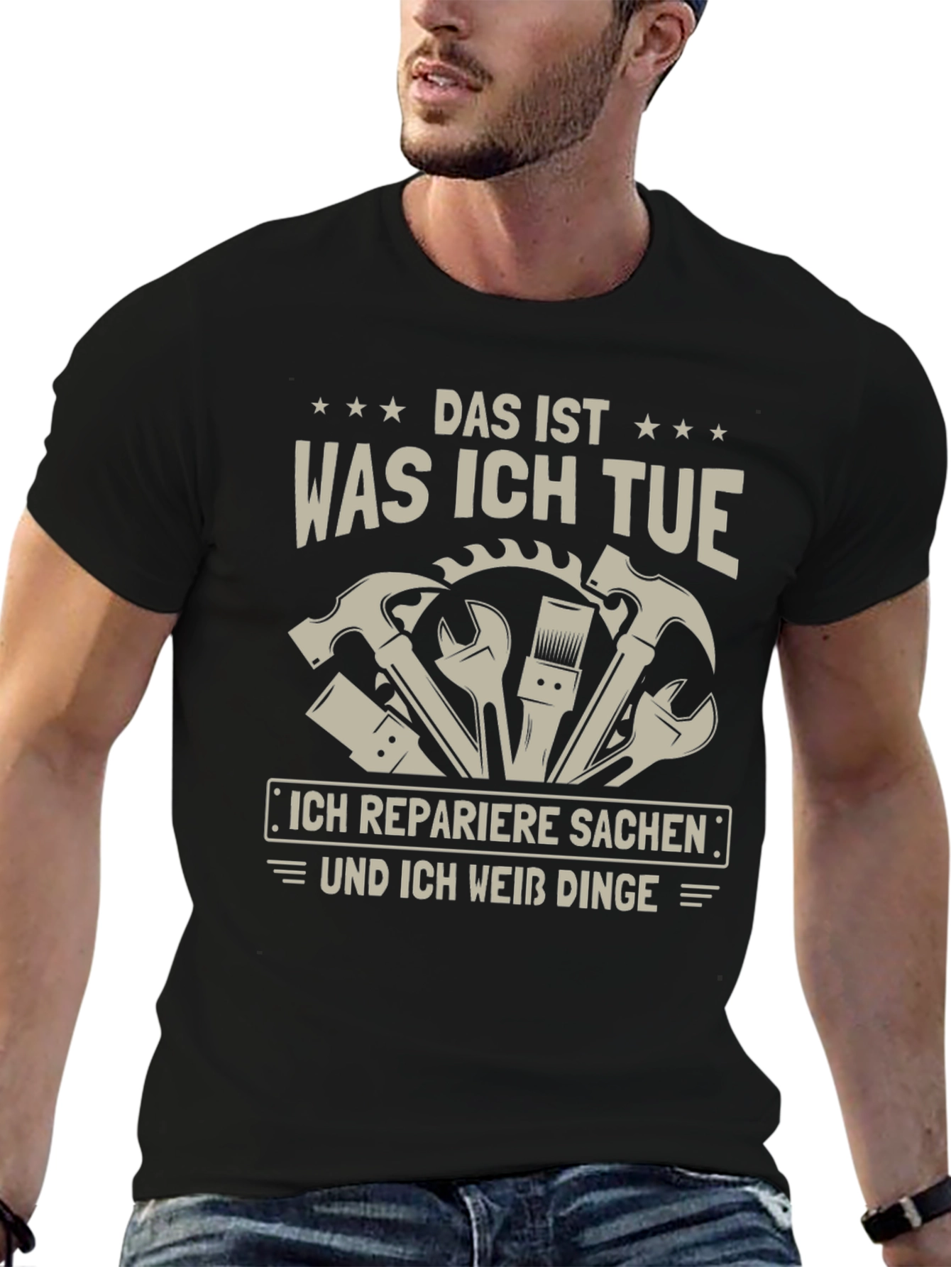 Das Ist Was Ich Tue Repairman Graphic Tee