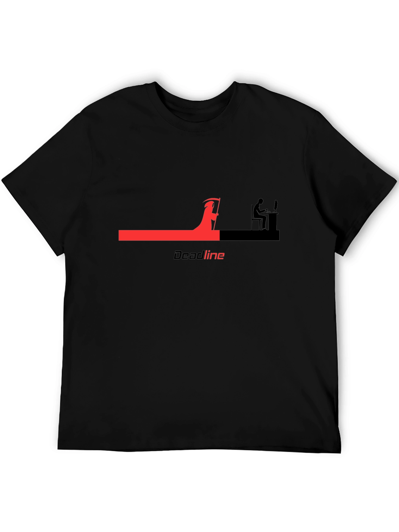 Deadline Reaper Graphic T-Shirt - Black Cotton Tee