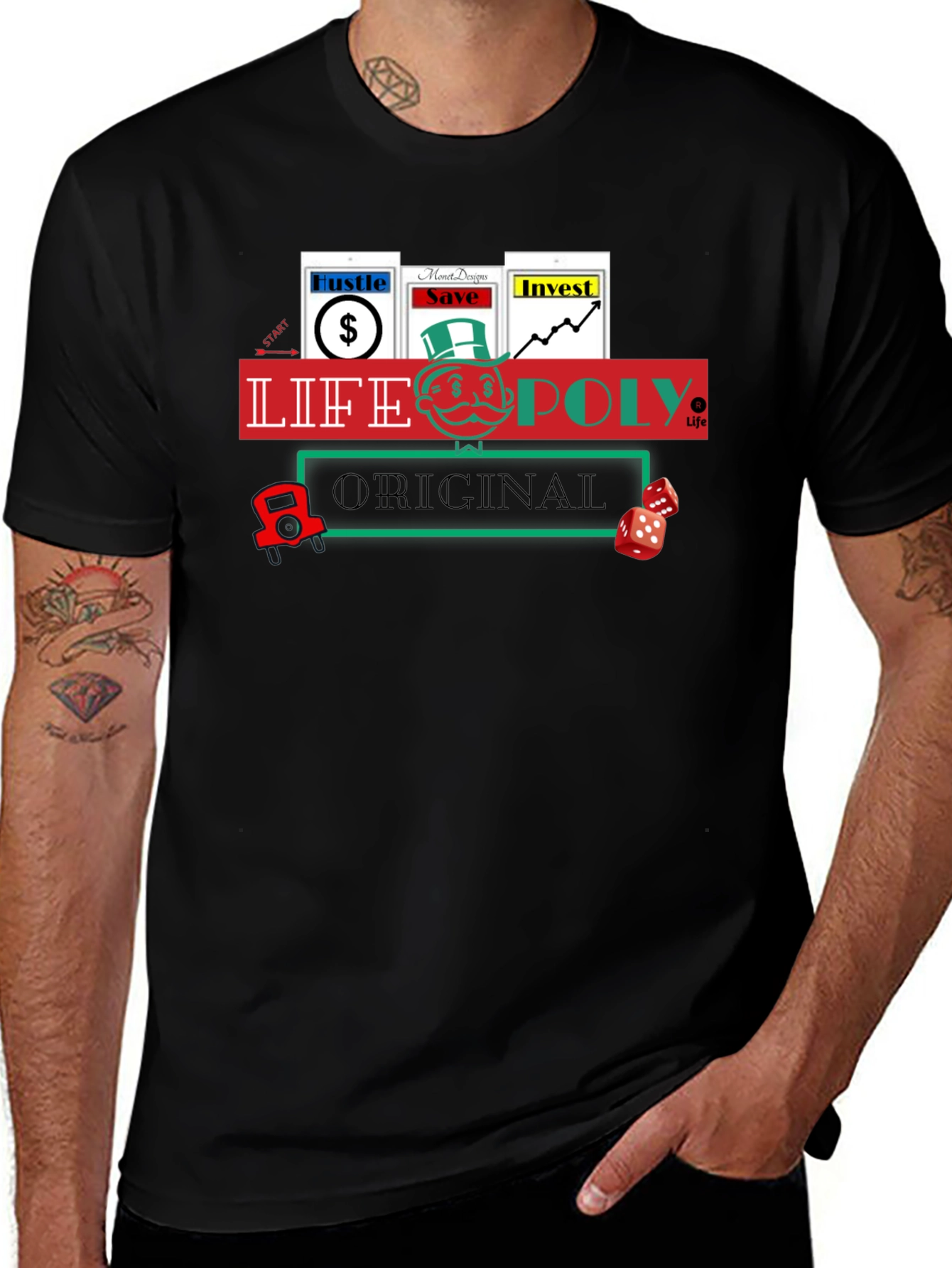 Lifeopoly Original Black T-Shirt