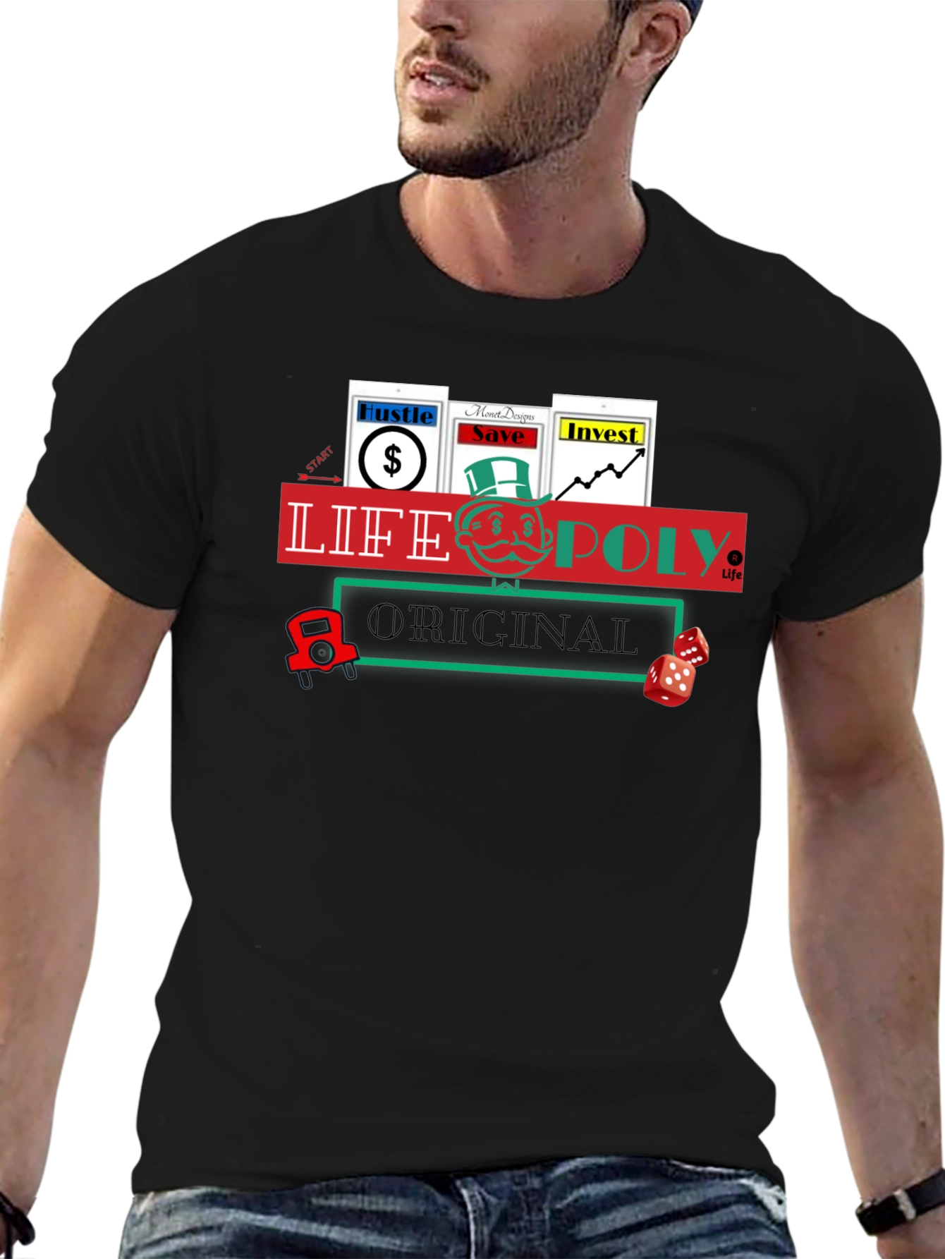 Lifeopoly Original Black T-Shirt