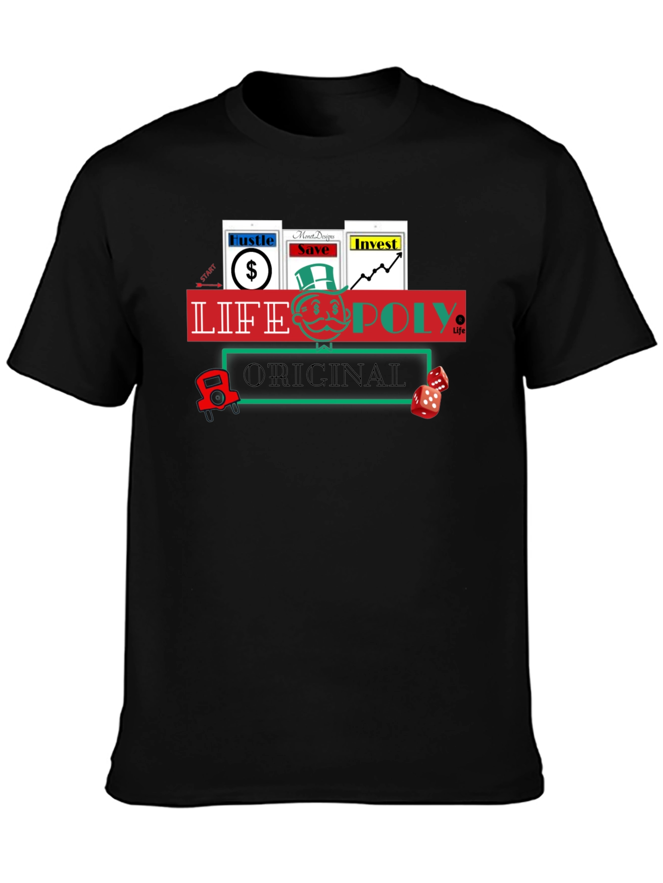 Lifeopoly Original Black T-Shirt