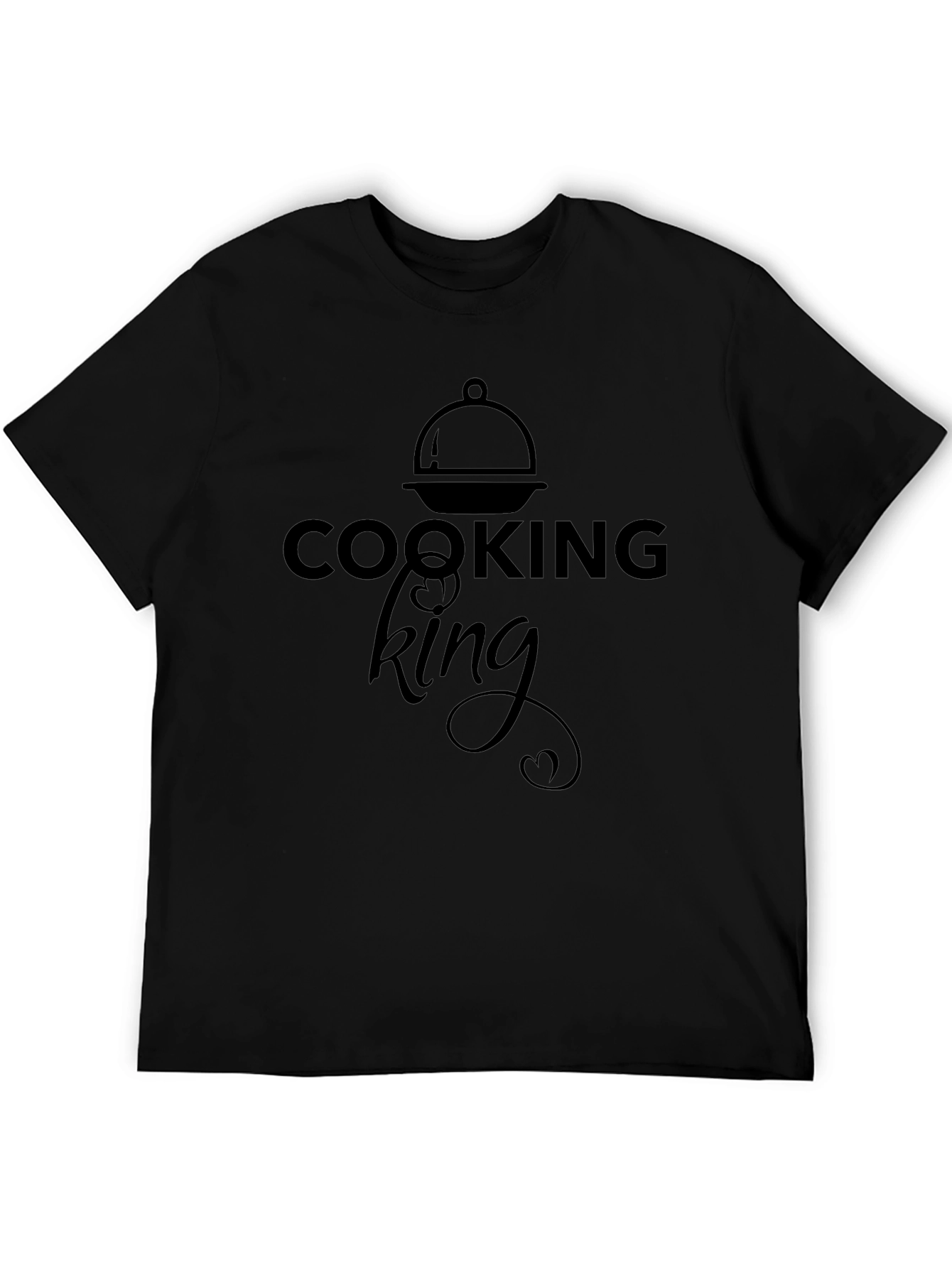 Cooking King Black T-Shirt