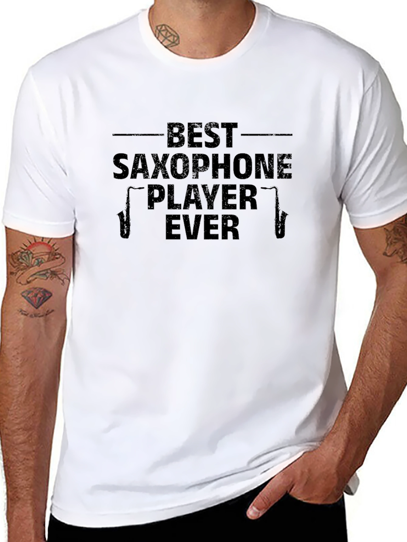 Best Saxophone Player Ever T-Shirt - Black