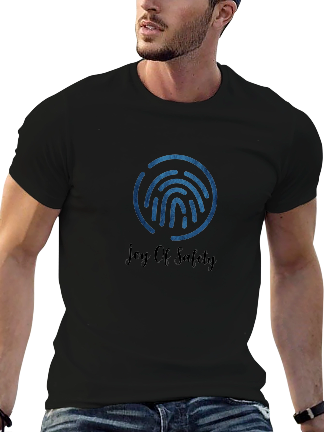 Joy Of Safety Black T-Shirt