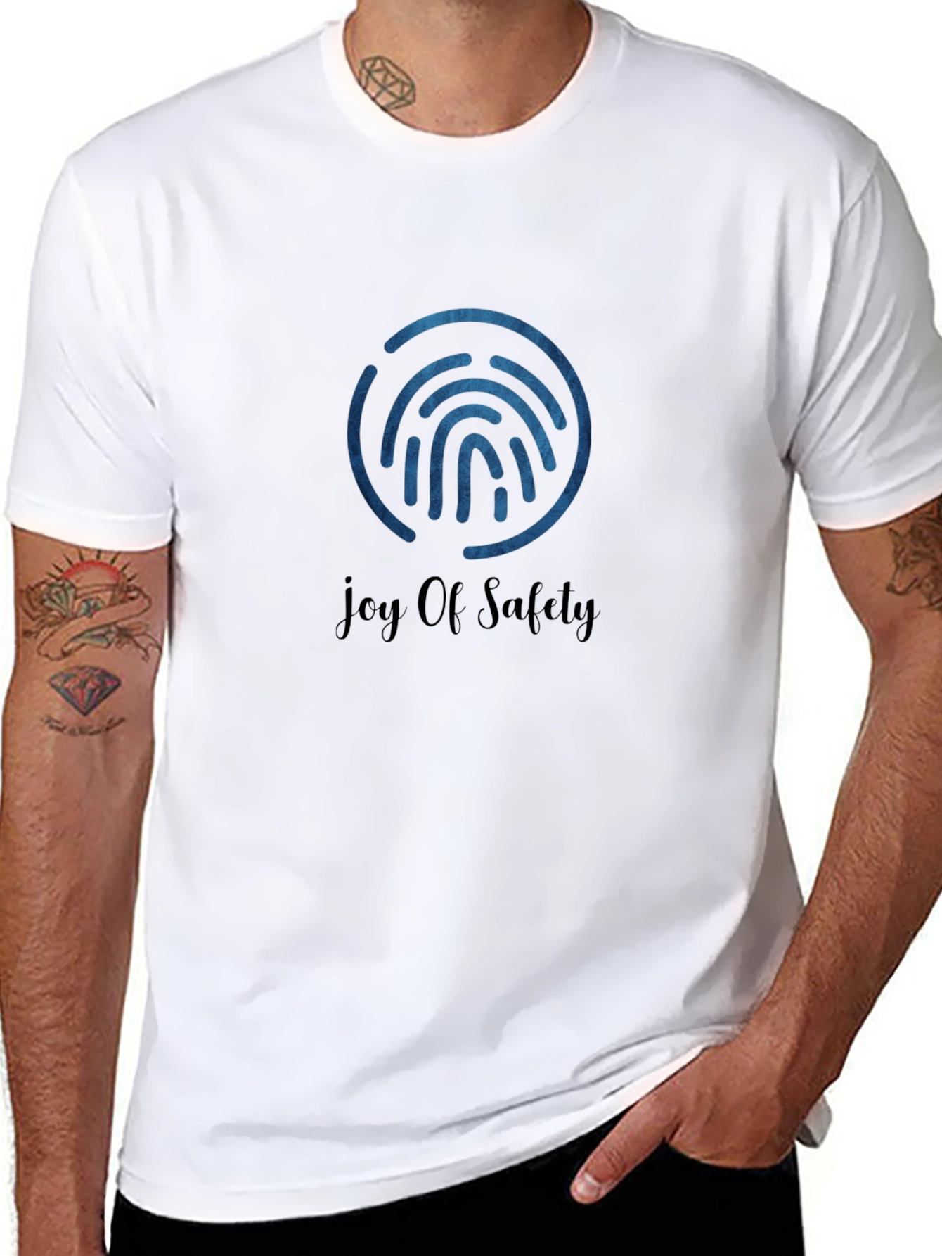 Joy Of Safety Black T-Shirt