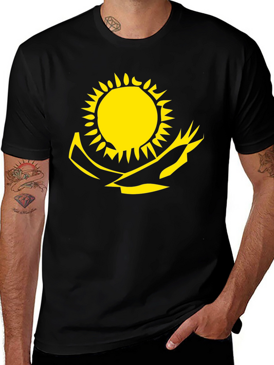 Graphic Tee - Sun and Eagle Design