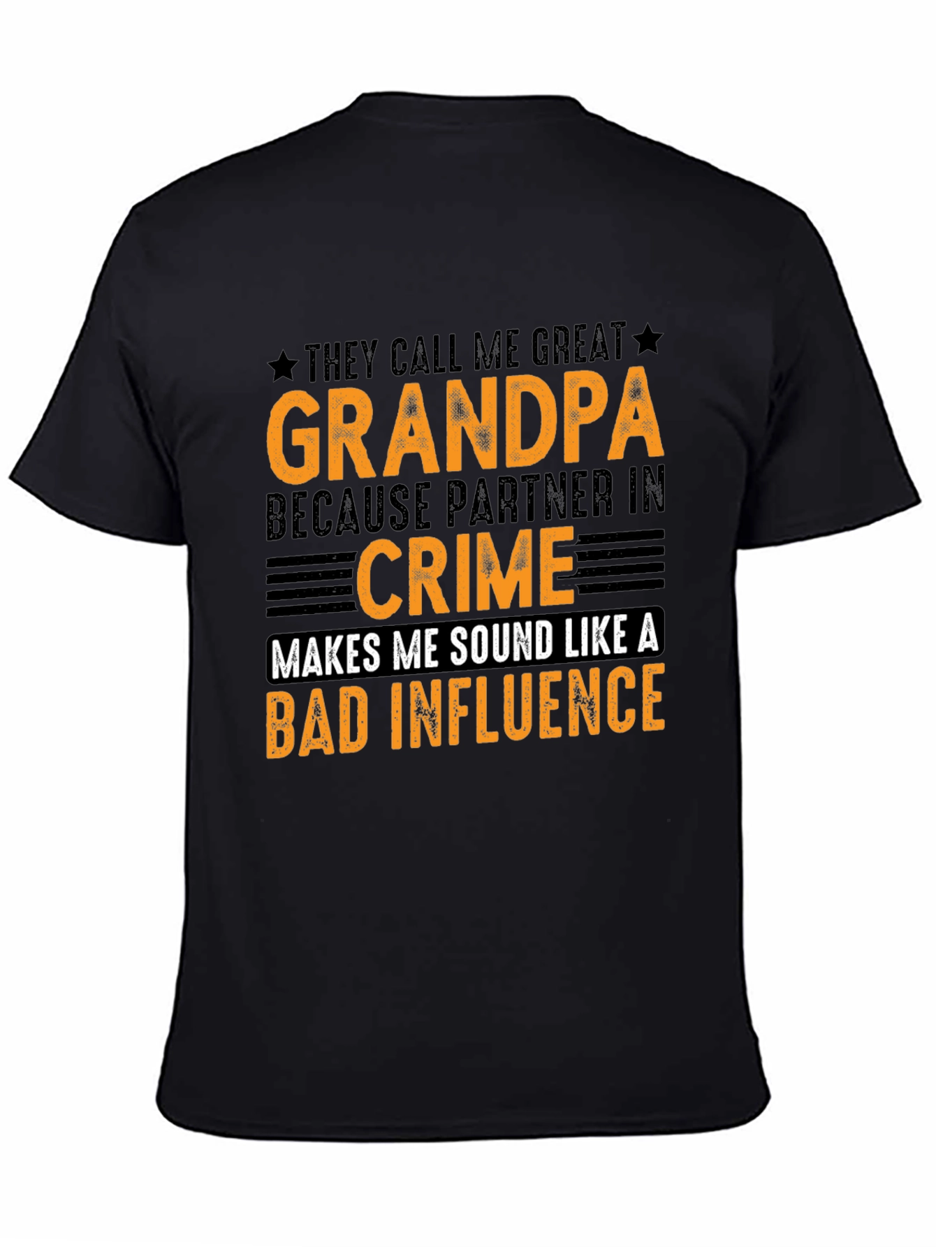 Great Grandpa Partner in Crime Graphic T-Shirt
